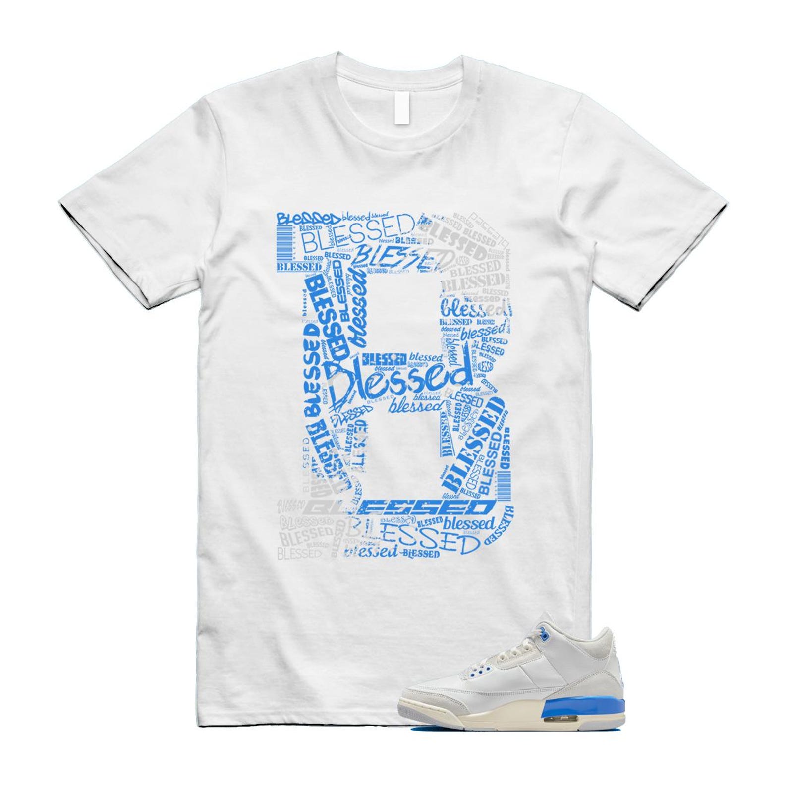 3 Lucky Shorts White Hydrogen Legend Blue Photon Dust T Shirt Match B BLS CT8532-101 T-Shirt, Sneaker Match Tee