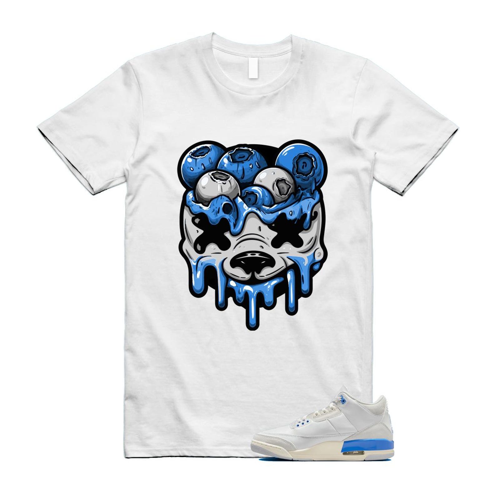 3 Lucky Shorts White Hydrogen Legend Blue Photon Dust T Shirt Match DBEAR CT8532-101 T-Shirt, Sneaker Match Tee