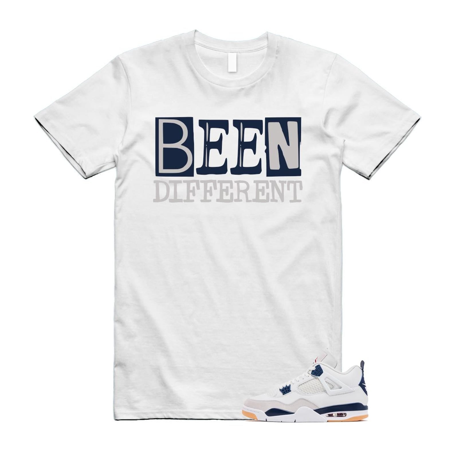 4 Navy SB Summit White Neutral Grey T Shirt Match BEEN DR5415-100 T-Shirt, Sneaker Match Tee