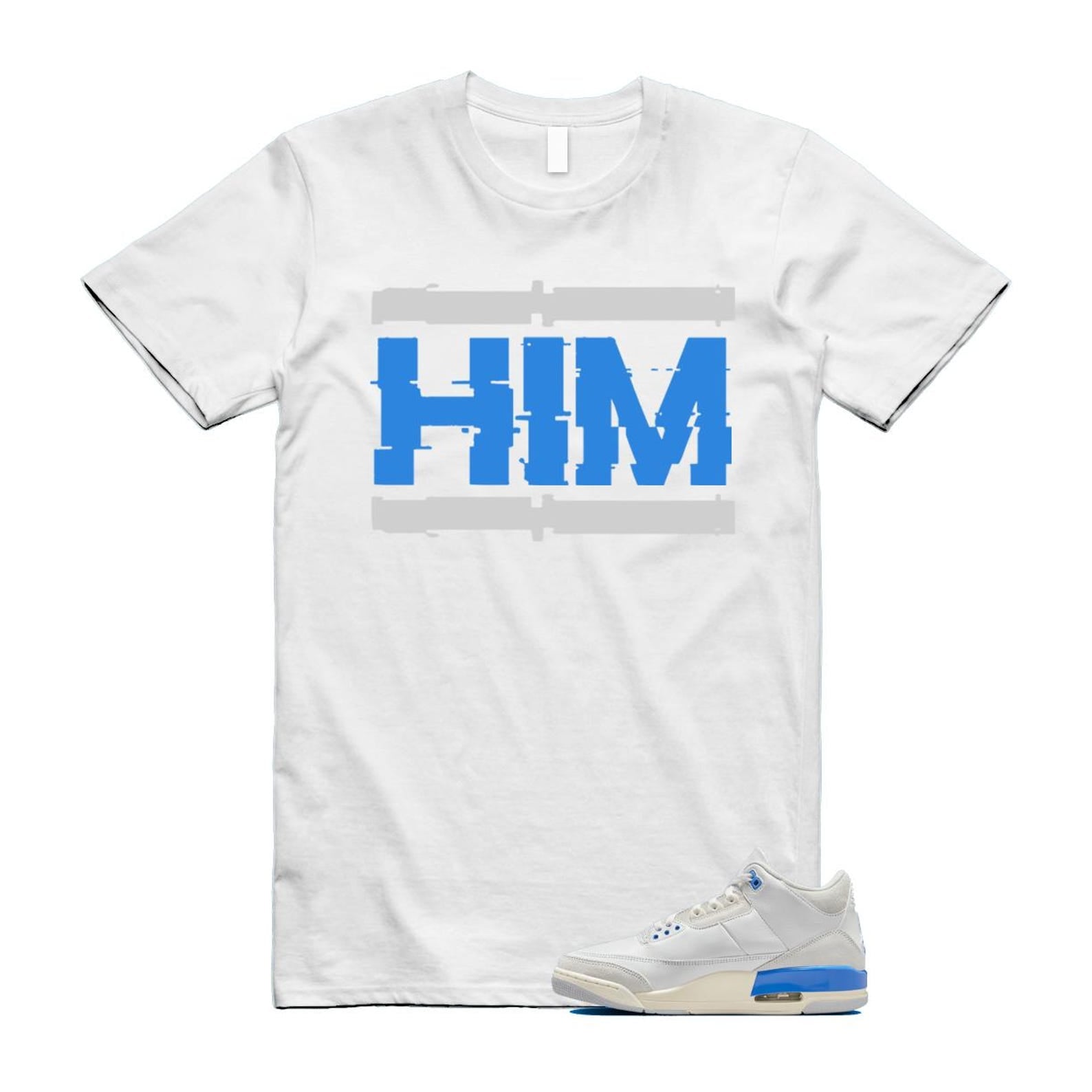 3 Lucky Shorts White Hydrogen Legend Blue Photon Dust T Shirt Match HIM CT8532-101 T-Shirt, Sneaker Match Tee