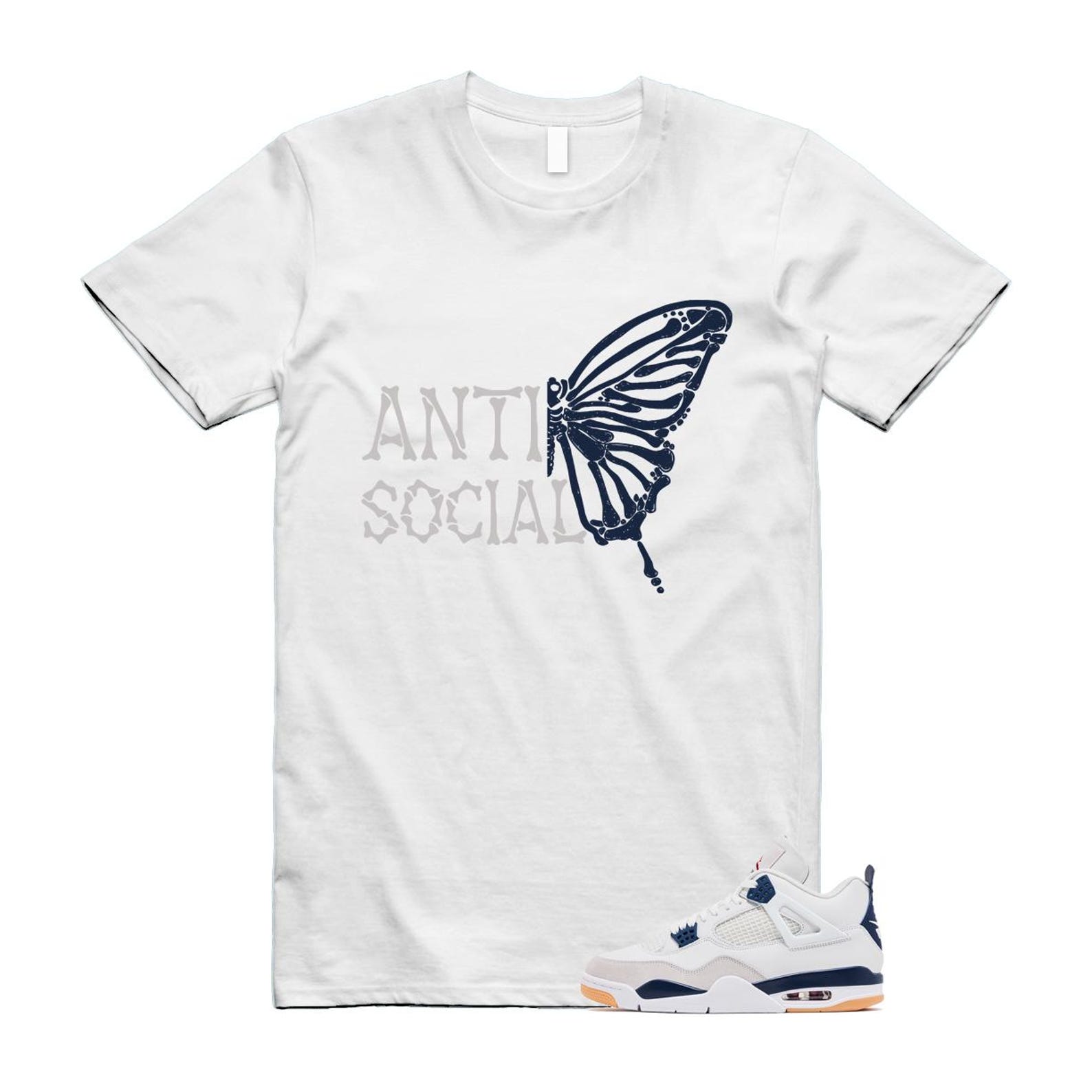 4 Navy SB Summit White Neutral Grey T Shirt Match ASB DR5415-100 T-Shirt, Sneaker Match Tee