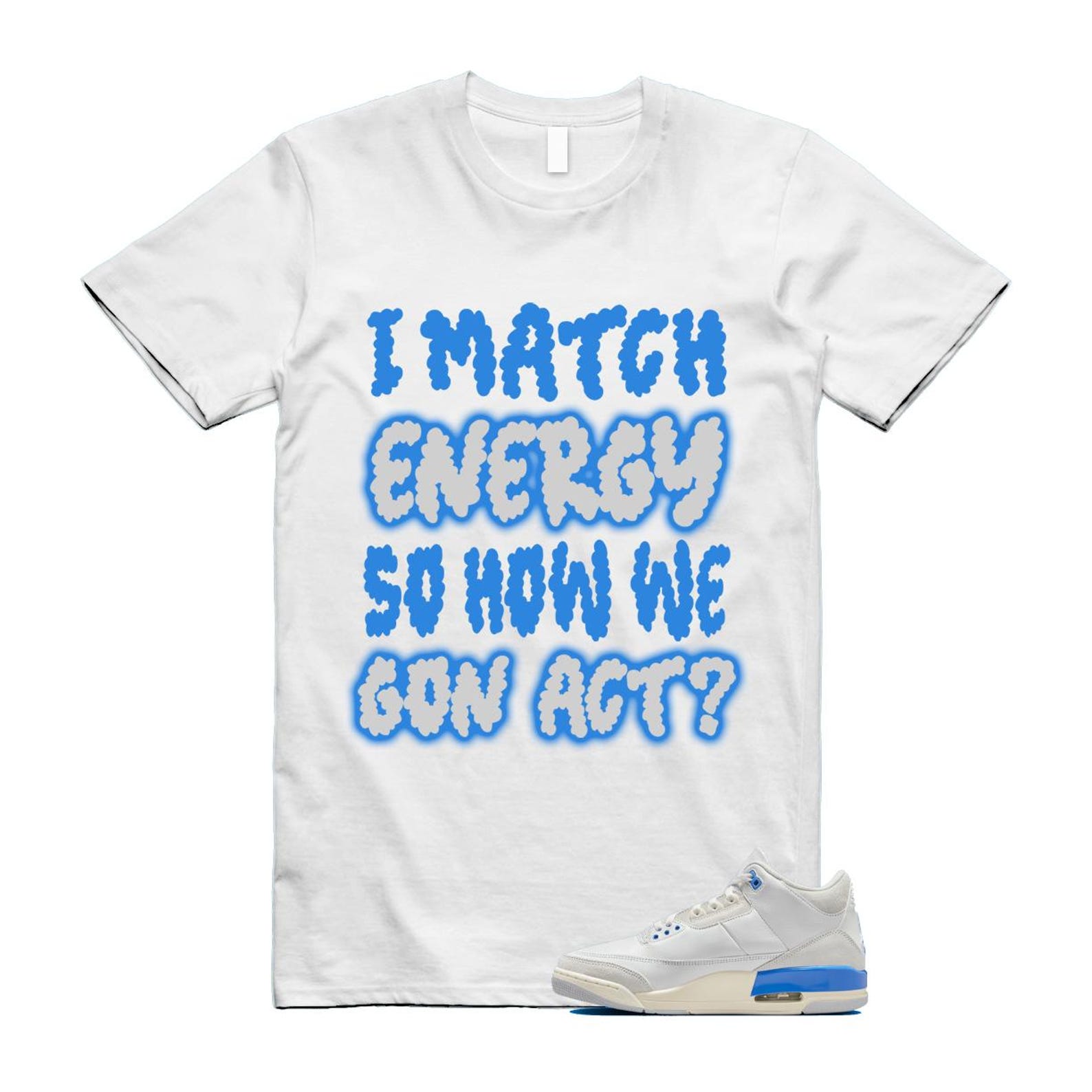 3 Lucky Shorts White Hydrogen Legend Blue Photon Dust T Shirt Match MATCH CT8532-101 T-Shirt, Sneaker Match Tee