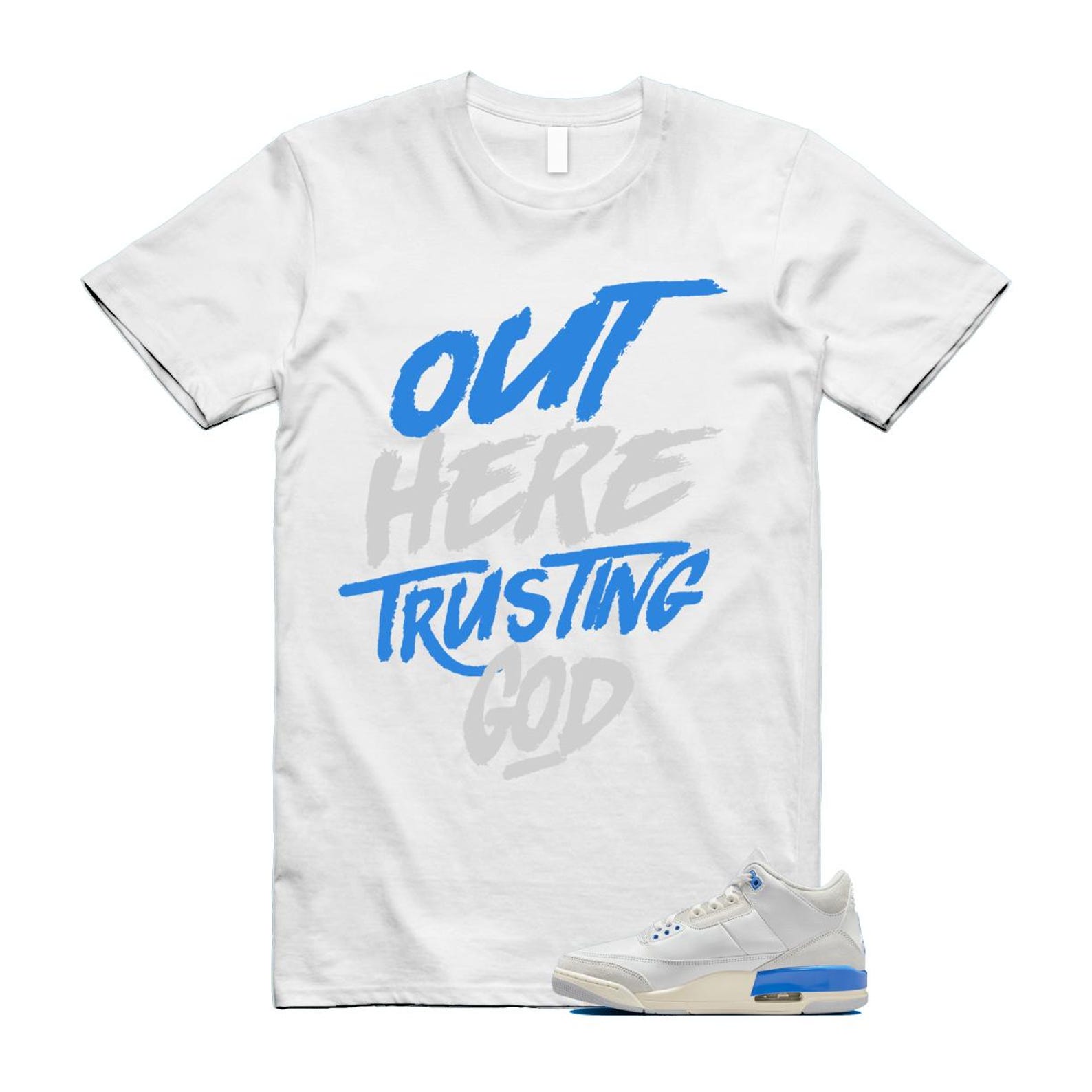 3 Lucky Shorts White Hydrogen Legend Blue Photon Dust T Shirt Match TG CT8532-101 T-Shirt, Sneaker Match Tee