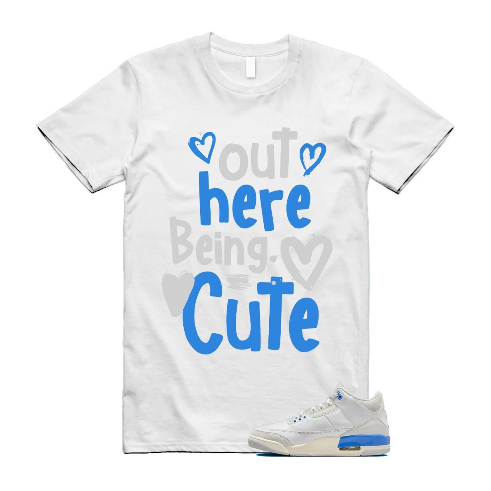 3 Lucky Shorts White Hydrogen Legend Blue Photon Dust T Shirt Match C2 CT8532-101 T-Shirt, Sneaker Match Tee
