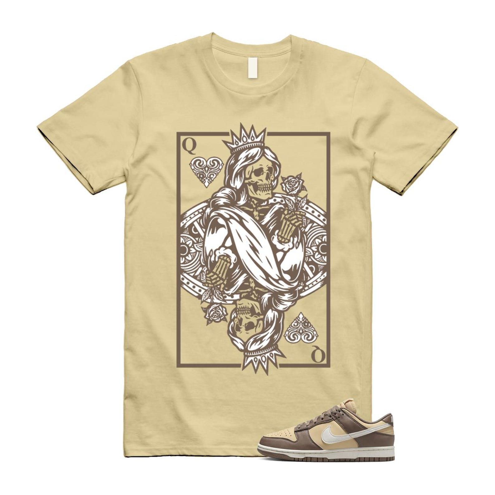 Dunk Mink Brown Sesame Coconut Milk Low Next Nature T Shirt Match QC DD1873-201 T-Shirt, Sneaker Match Tee