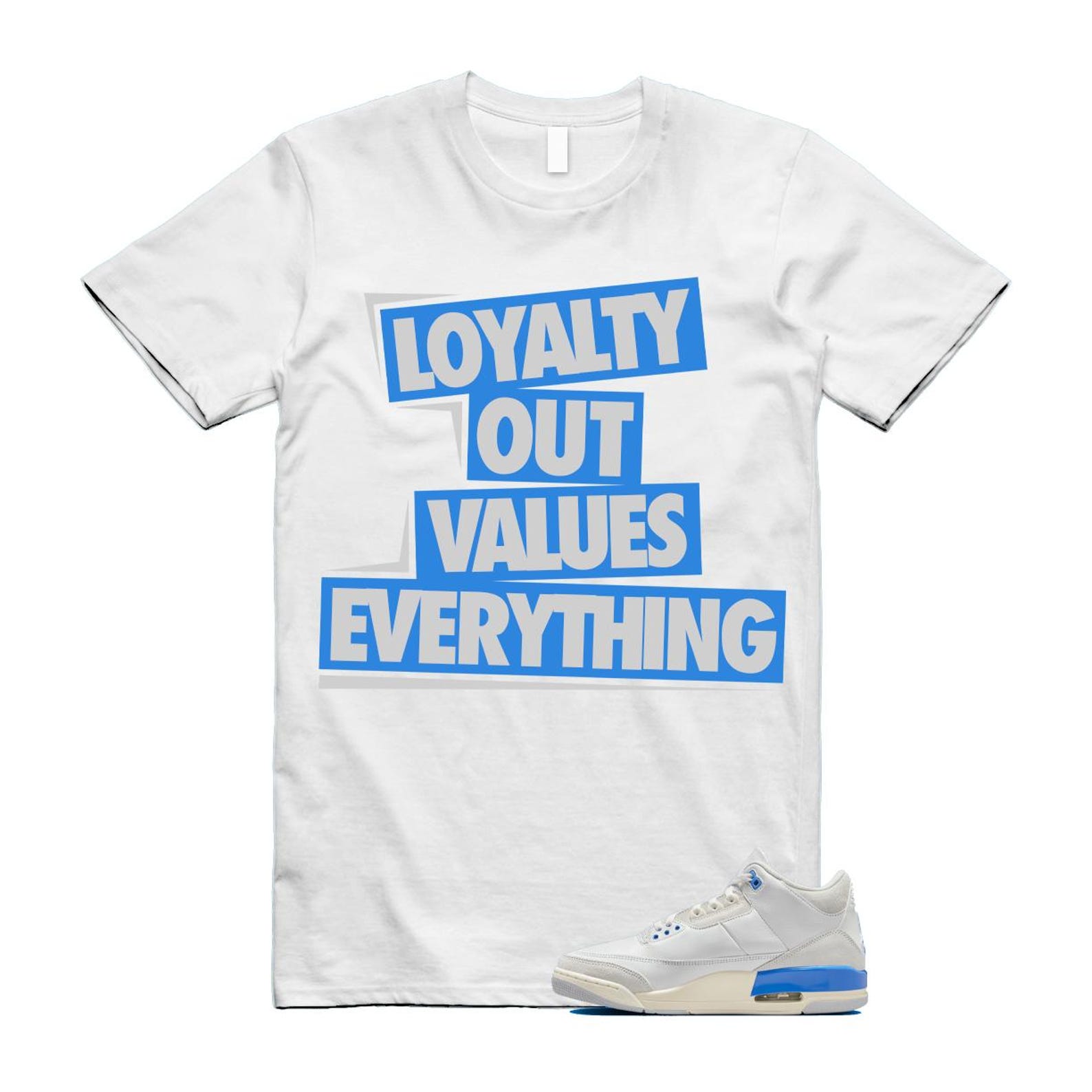 3 Lucky Shorts White Hydrogen Legend Blue Photon Dust T Shirt Match LOVE CT8532-101 T-Shirt, Sneaker Match Tee