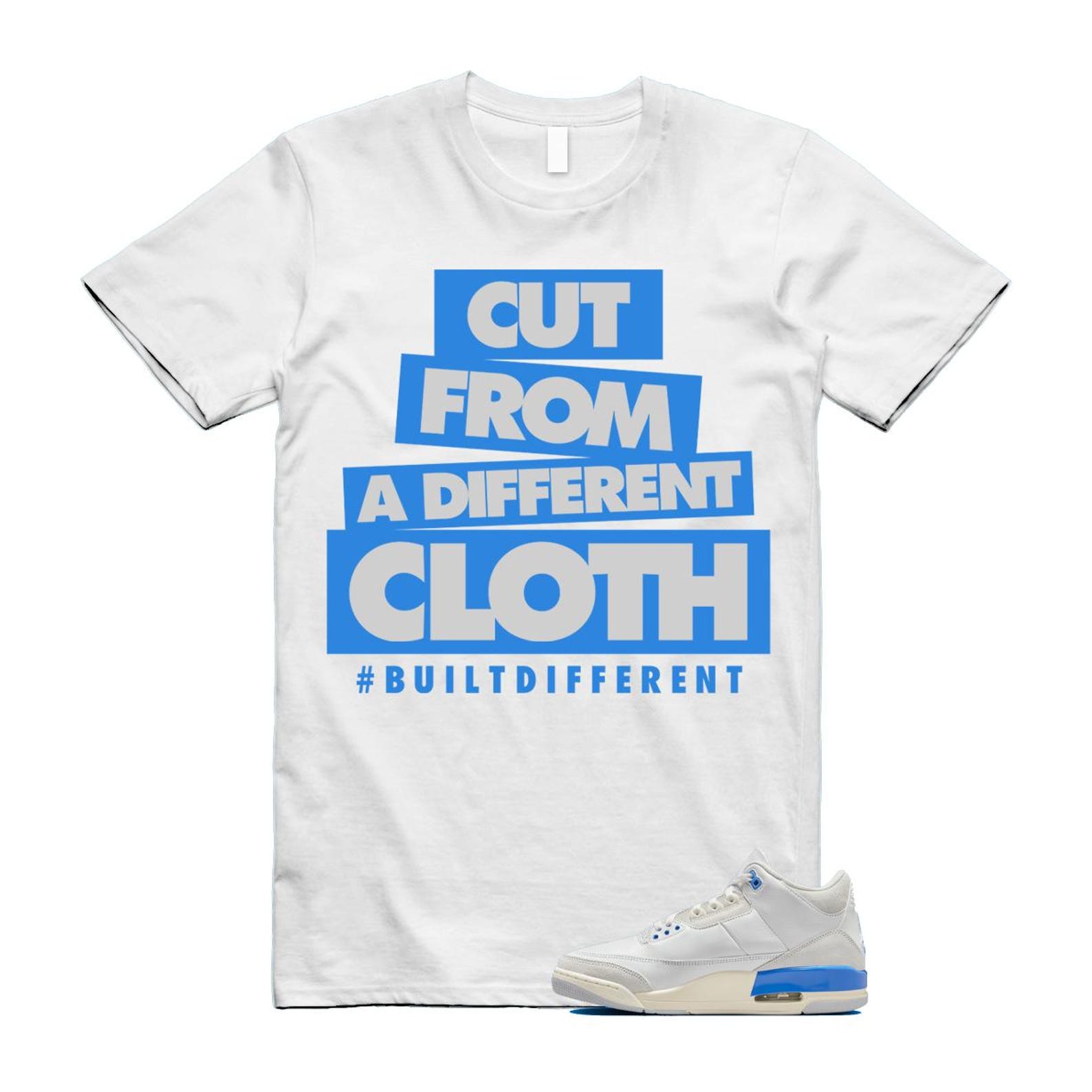 3 Lucky Shorts White Hydrogen Legend Blue Photon Dust T Shirt Match CLOTH CT8532-101 T-Shirt, Sneaker Match Tee