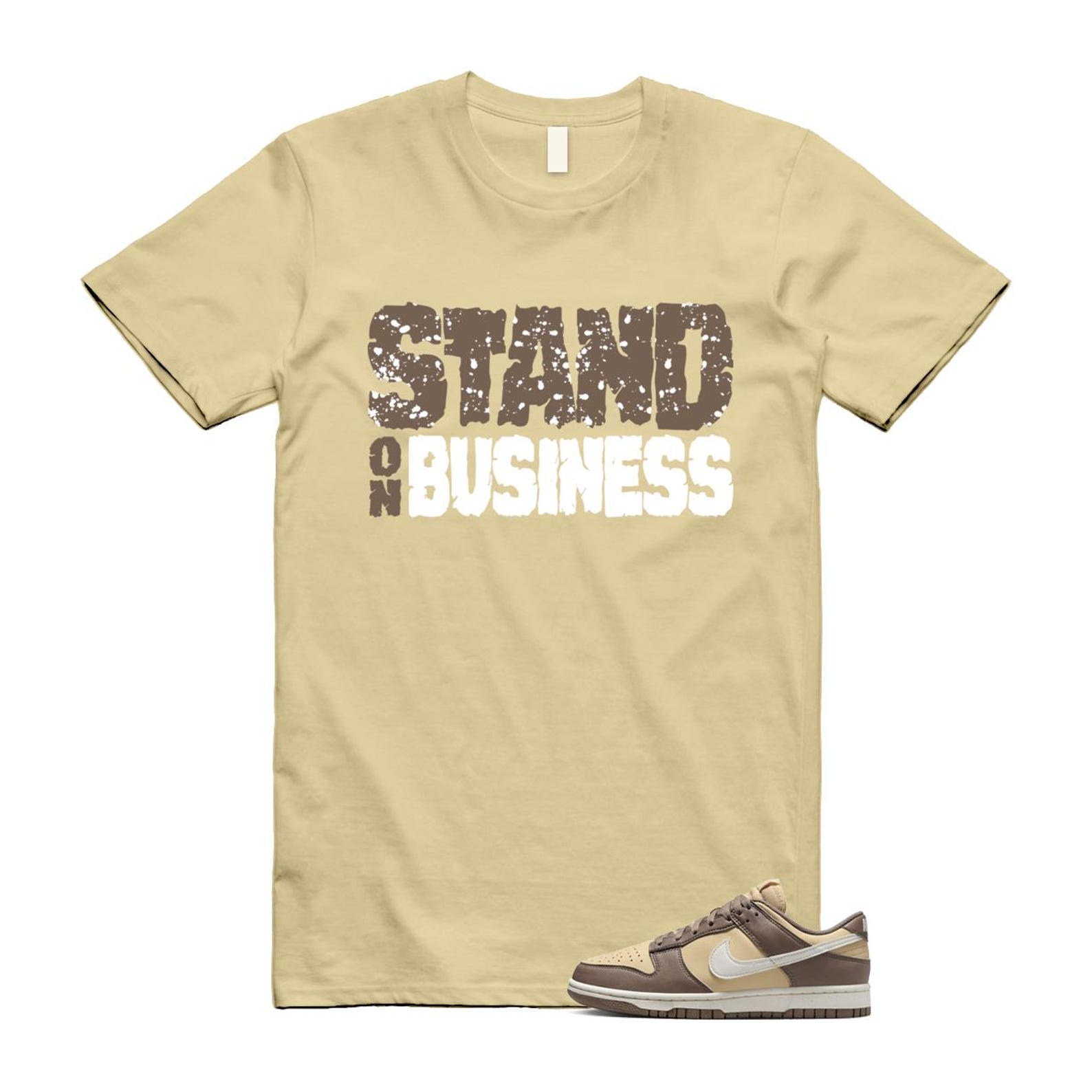 Dunk Mink Brown Sesame Coconut Milk Low Next Nature T Shirt Match SOB DD1873-201 T-Shirt, Sneaker Match Tee