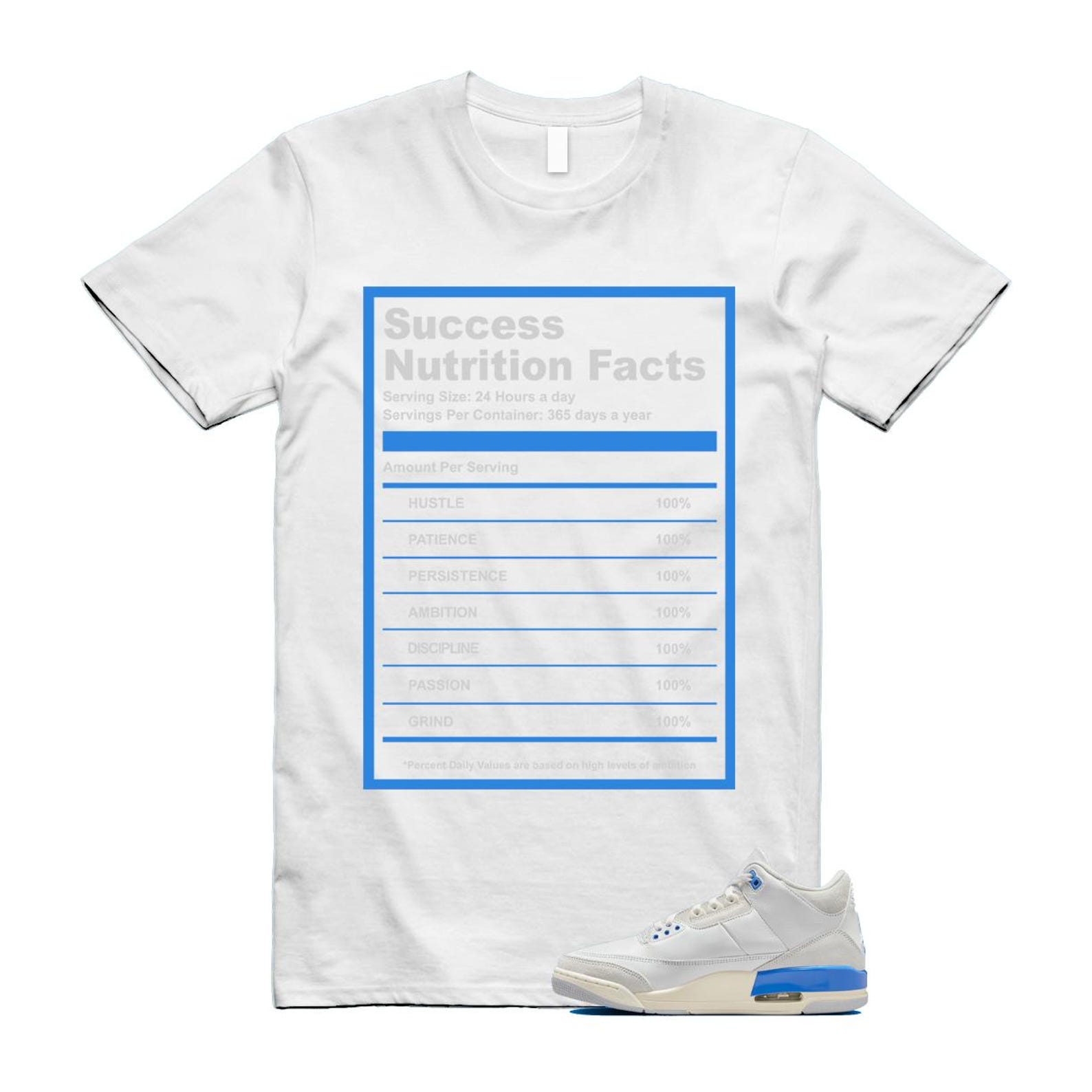 3 Lucky Shorts White Hydrogen Legend Blue Photon Dust T Shirt Match SUCC CT8532-101 T-Shirt, Sneaker Match Tee