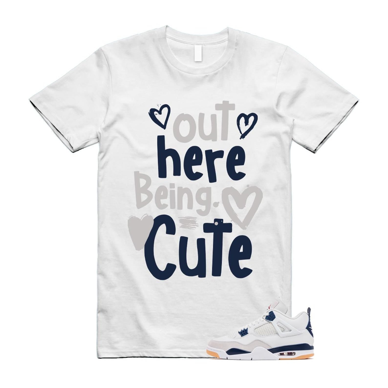 4 Navy SB Summit White Neutral Grey T Shirt Match C2 DR5415-100 T-Shirt, Sneaker Match Tee