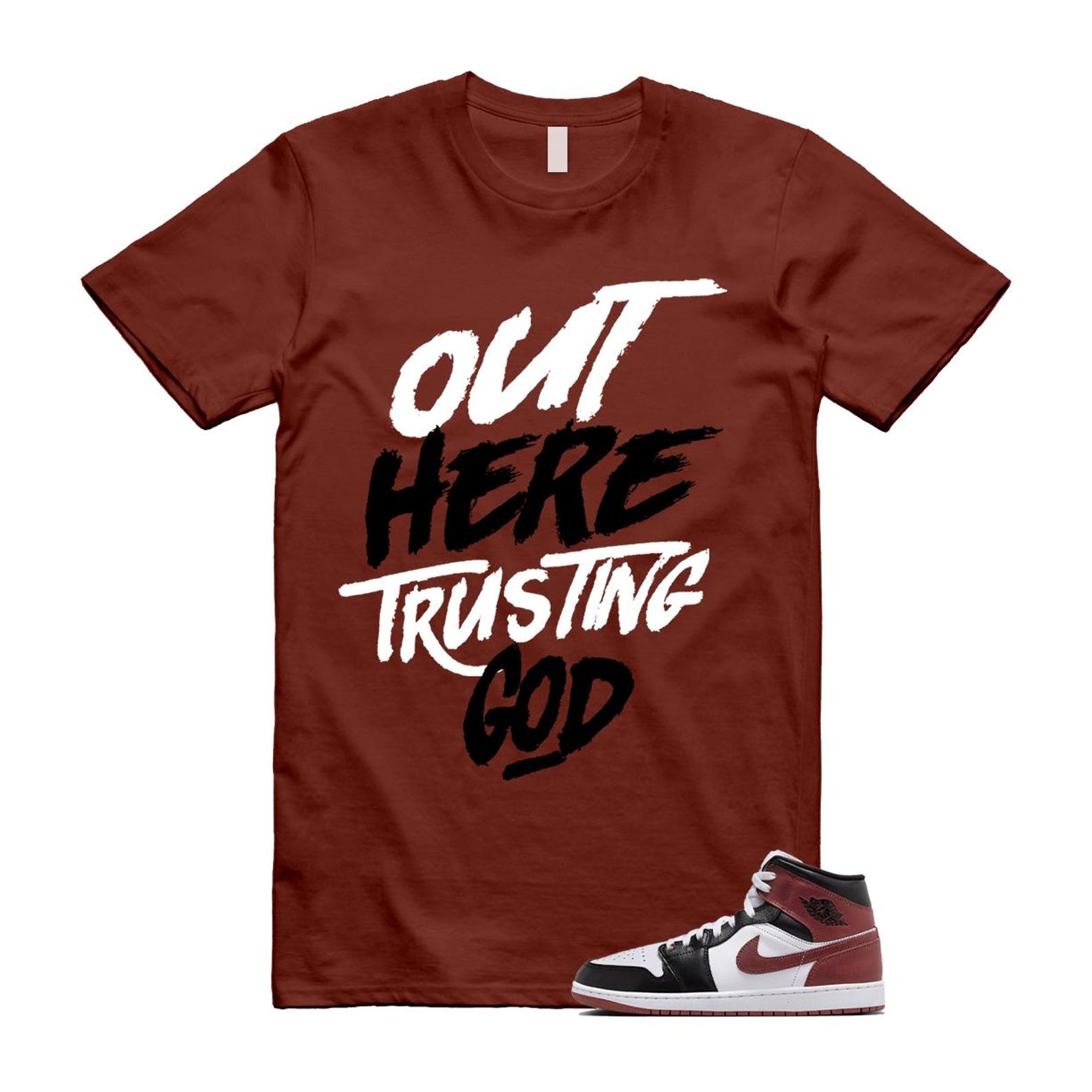 1 Dark Pony White Black Mid SE T Shirt Match TG HF3216-102 T-Shirt, Sneaker Match Tee