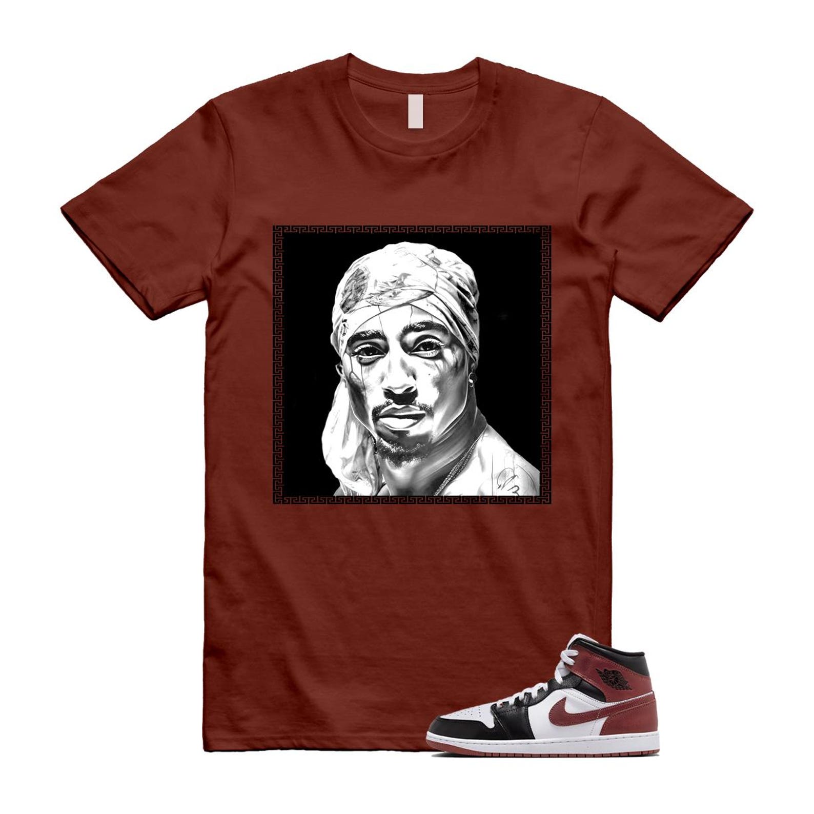 1 Dark Pony White Black Mid SE T Shirt Match PAC HF3216-102 T-Shirt, Sneaker Match Tee