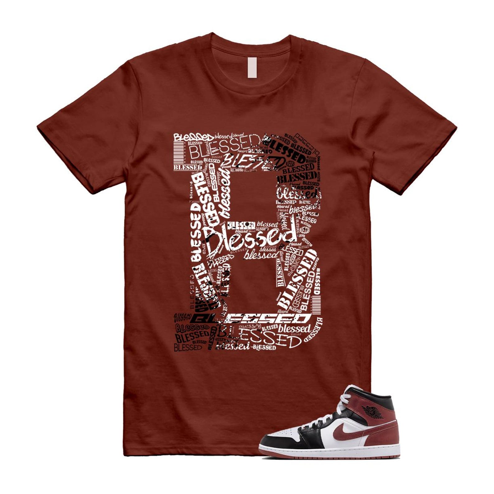 1 Dark Pony White Black Mid SE T Shirt Match B Bls HF3216-102 T-Shirt, Sneaker Match Tee