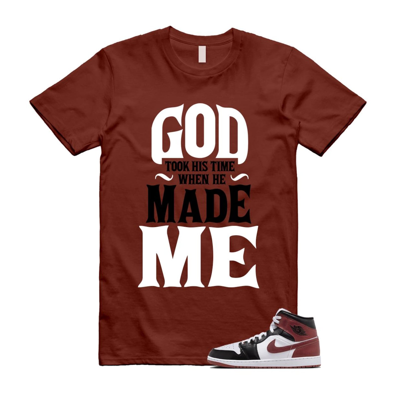 1 Dark Pony White Black Mid SE T Shirt Match GTHT HF3216-102 T-Shirt, Sneaker Match Tee