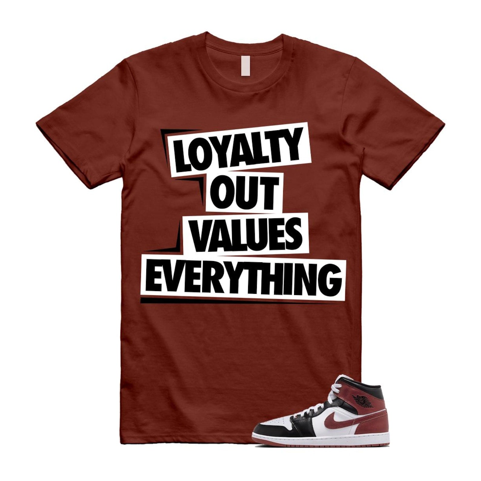 1 Dark Pony White Black Mid SE T Shirt Match LOVE HF3216-102 T-Shirt, Sneaker Match Tee