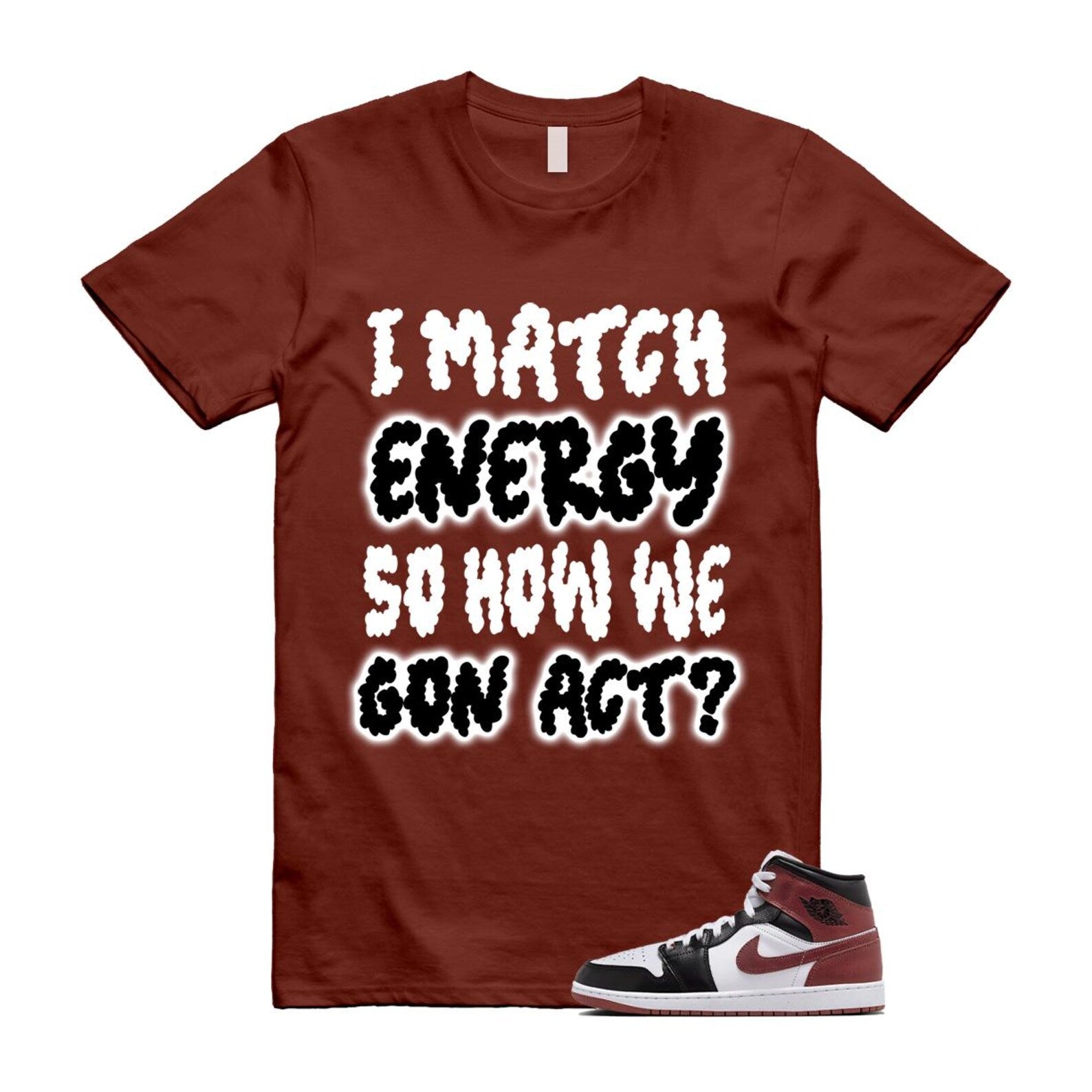 1 Dark Pony White Black Mid SE T Shirt Match MATCH HF3216-102 T-Shirt, Sneaker Match Tee