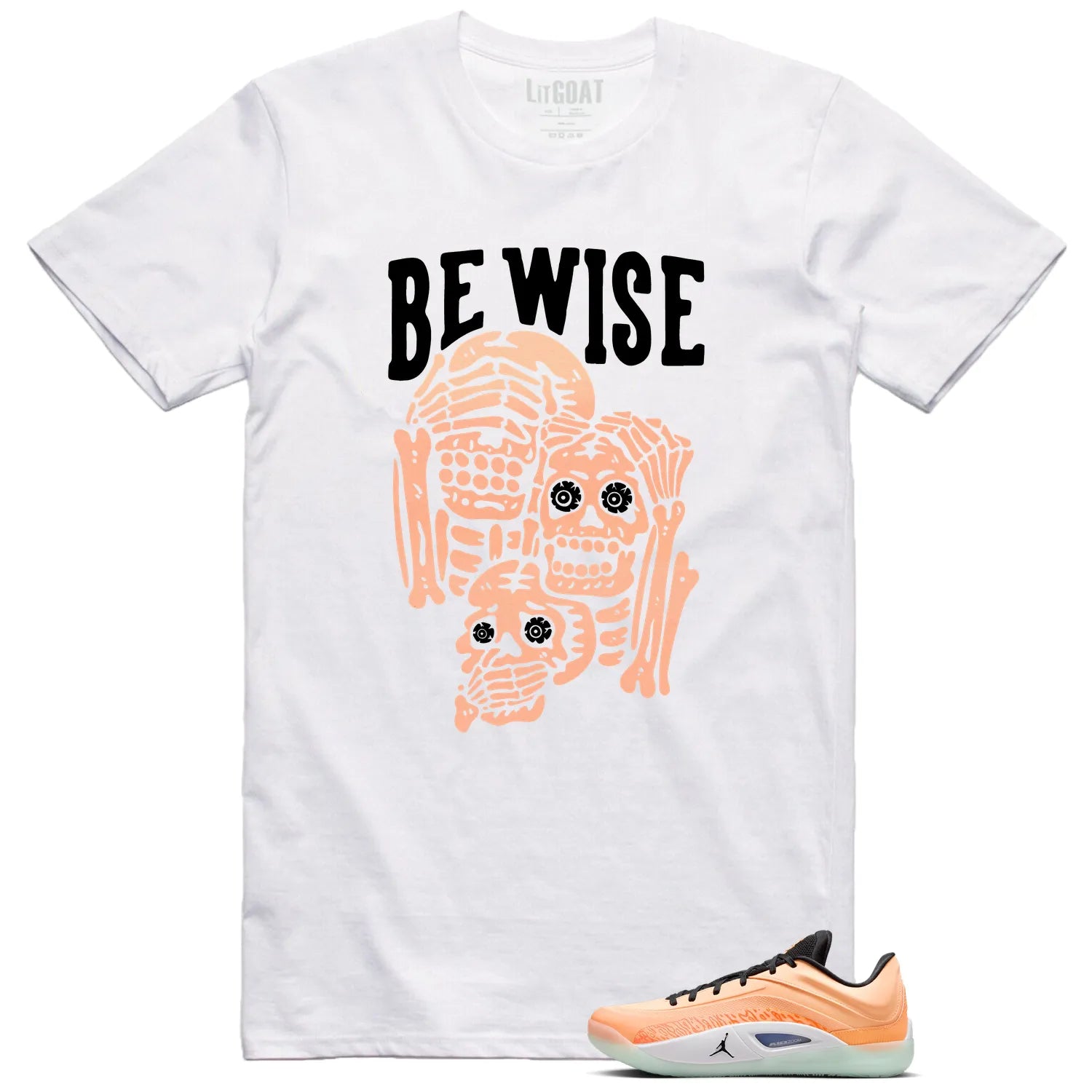 Jordan Zion 4 Forged in Fire ‘Be Wise’ Matching Shirt FB1802-800 T-Shirt, Sneaker Match Tee
