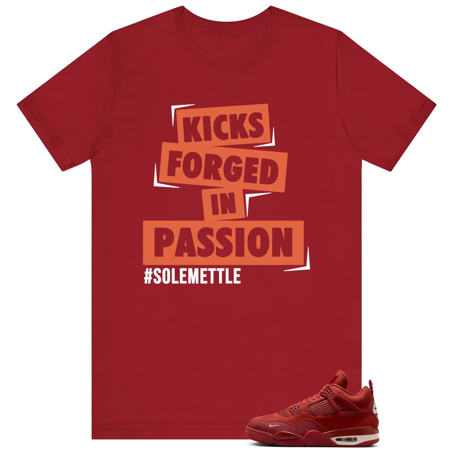 Passion Kicks T-Shirt, Perfect Match for Nigel Sylvester x Air Jordan 4 Brick by Brick HF4340-800 T-Shirt, Sneaker Match Tee