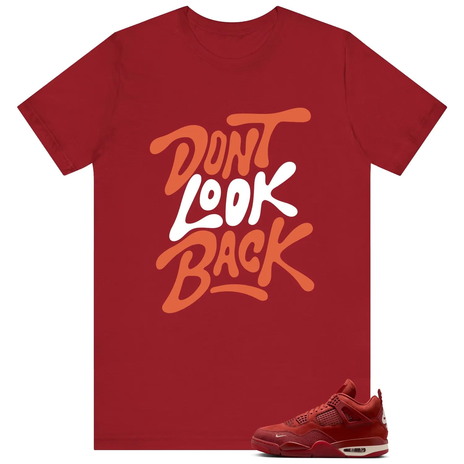 Nigel Sylvester x Air Jordan 4 Brick by Brick Style: Don’t Look Back Shirt HF4340-800 T-Shirt, Sneaker Match Tee