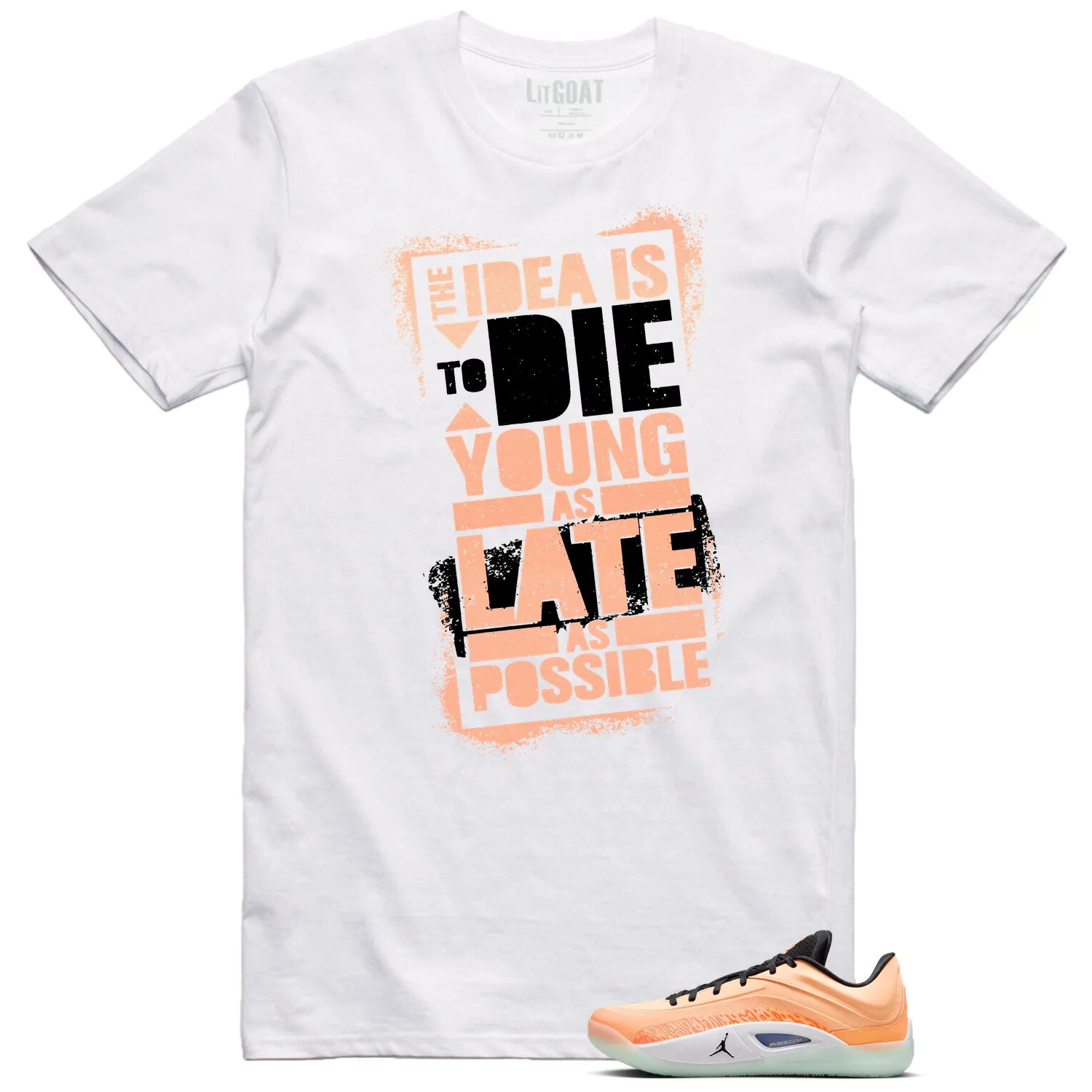 Die Young MatchShirt to Style Jordan Zion 4 Forged in Fire FB1802-800 T-Shirt, Sneaker Match Tee