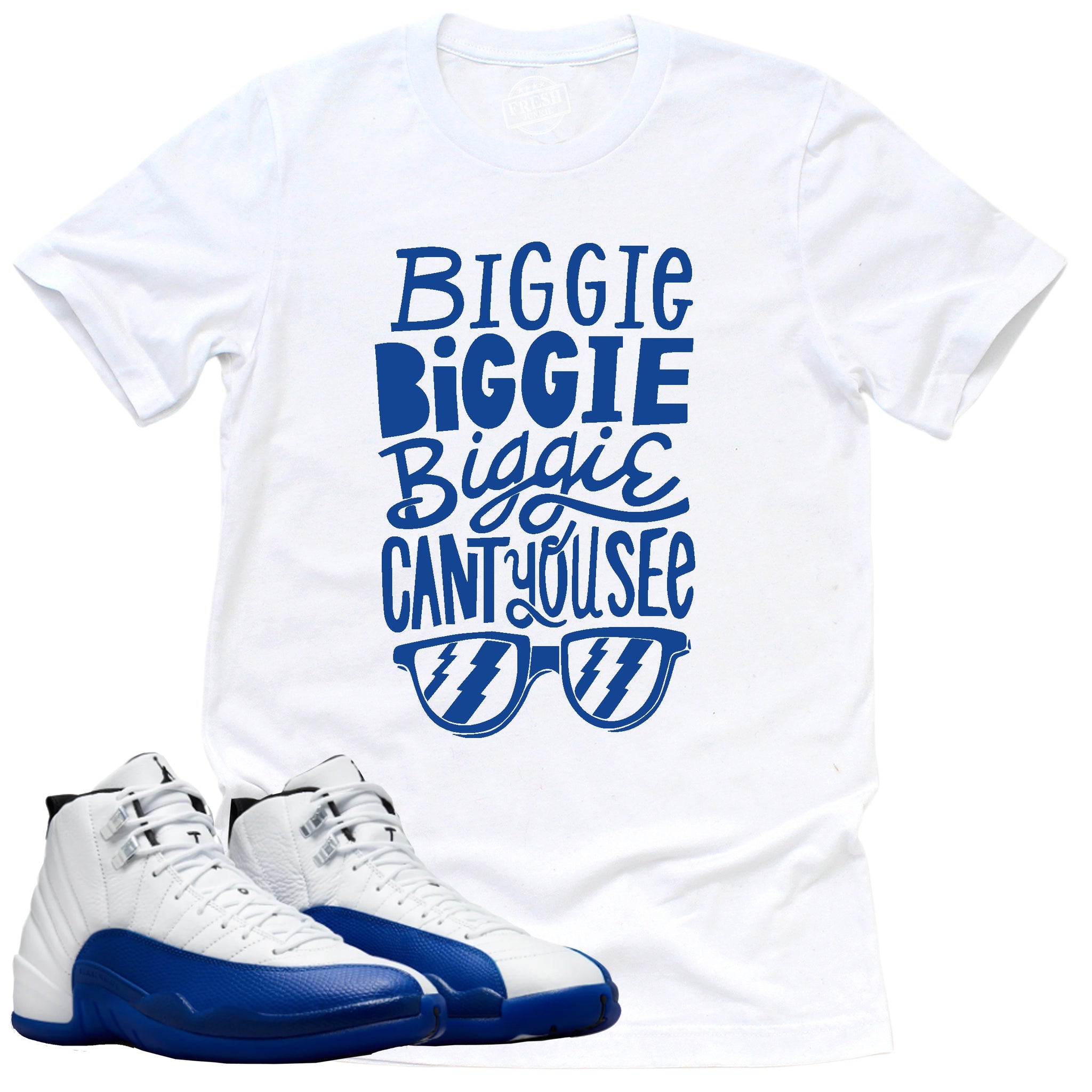 Can't You See Shirt, Jordan 12 Retro Blueberry Shirt Match Sneaker CT8013-140 T-Shirt, Sneaker Match Tee