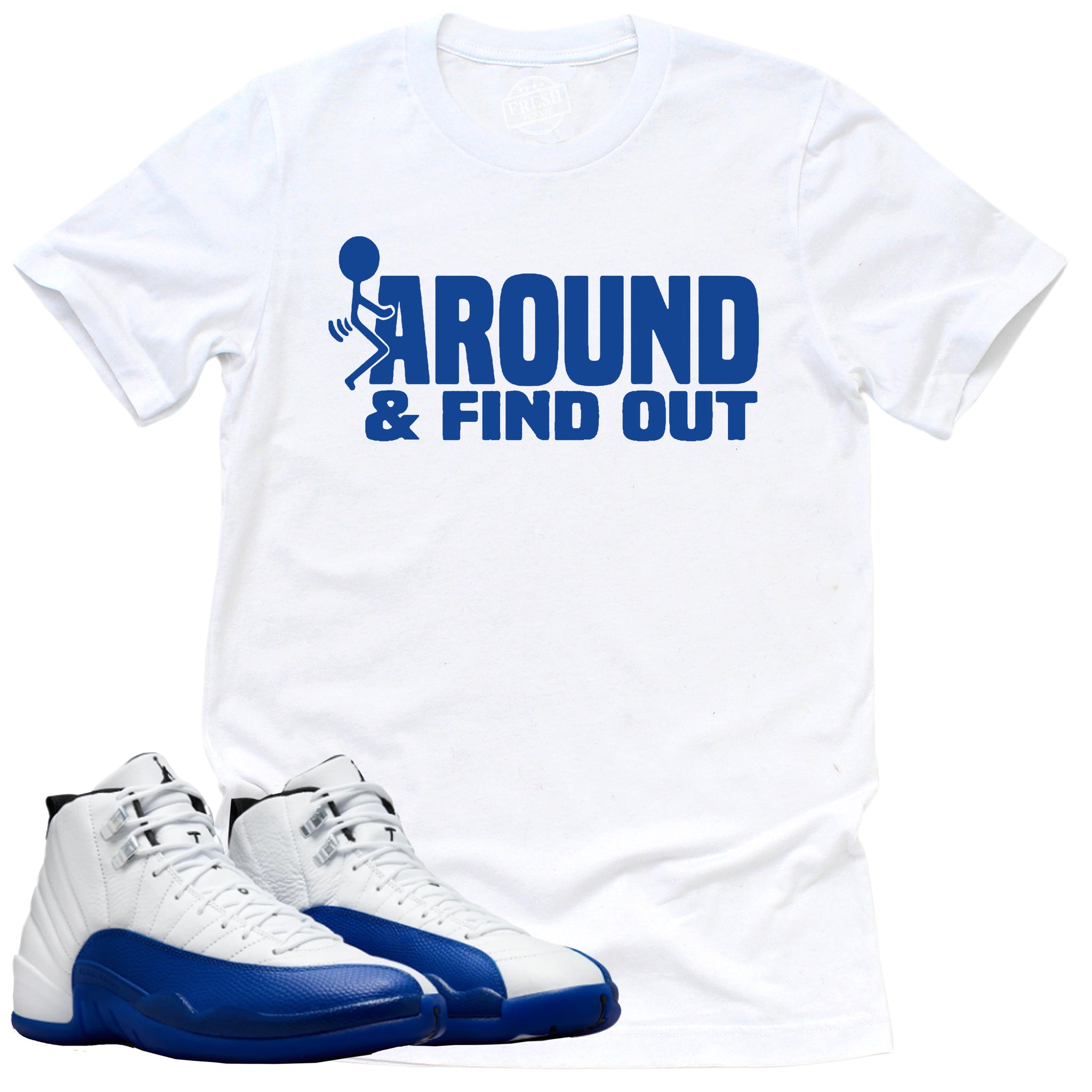 Find Out Shirt, Jordan 12 Retro Blueberry Shirt Match Sneaker CT8013-140 T-Shirt, Sneaker Match Tee
