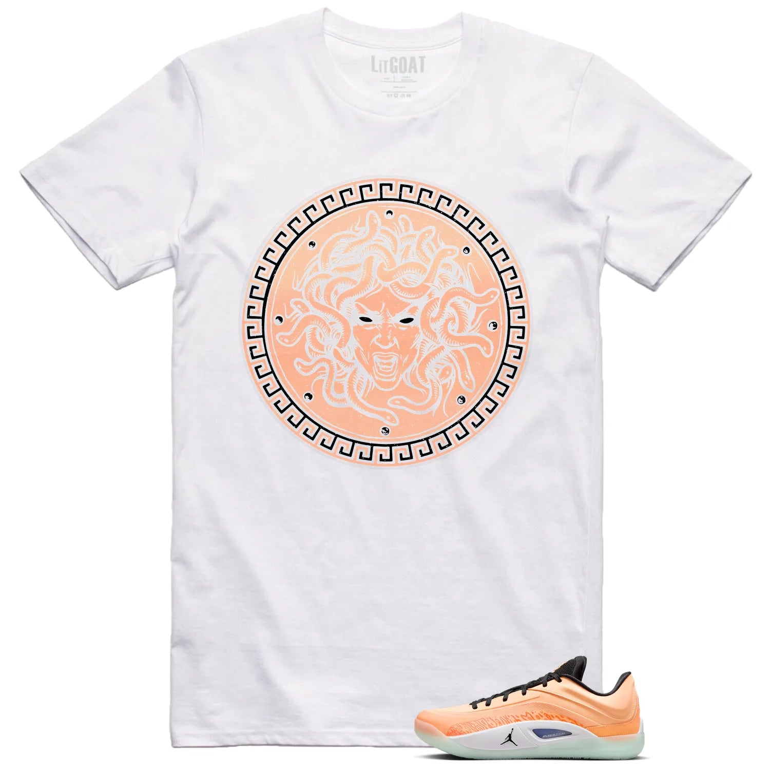 Medusa T-Shirt for Jordan Zion 4 Forged in Fire Kicks FB1802-800 T-Shirt, Sneaker Match Tee