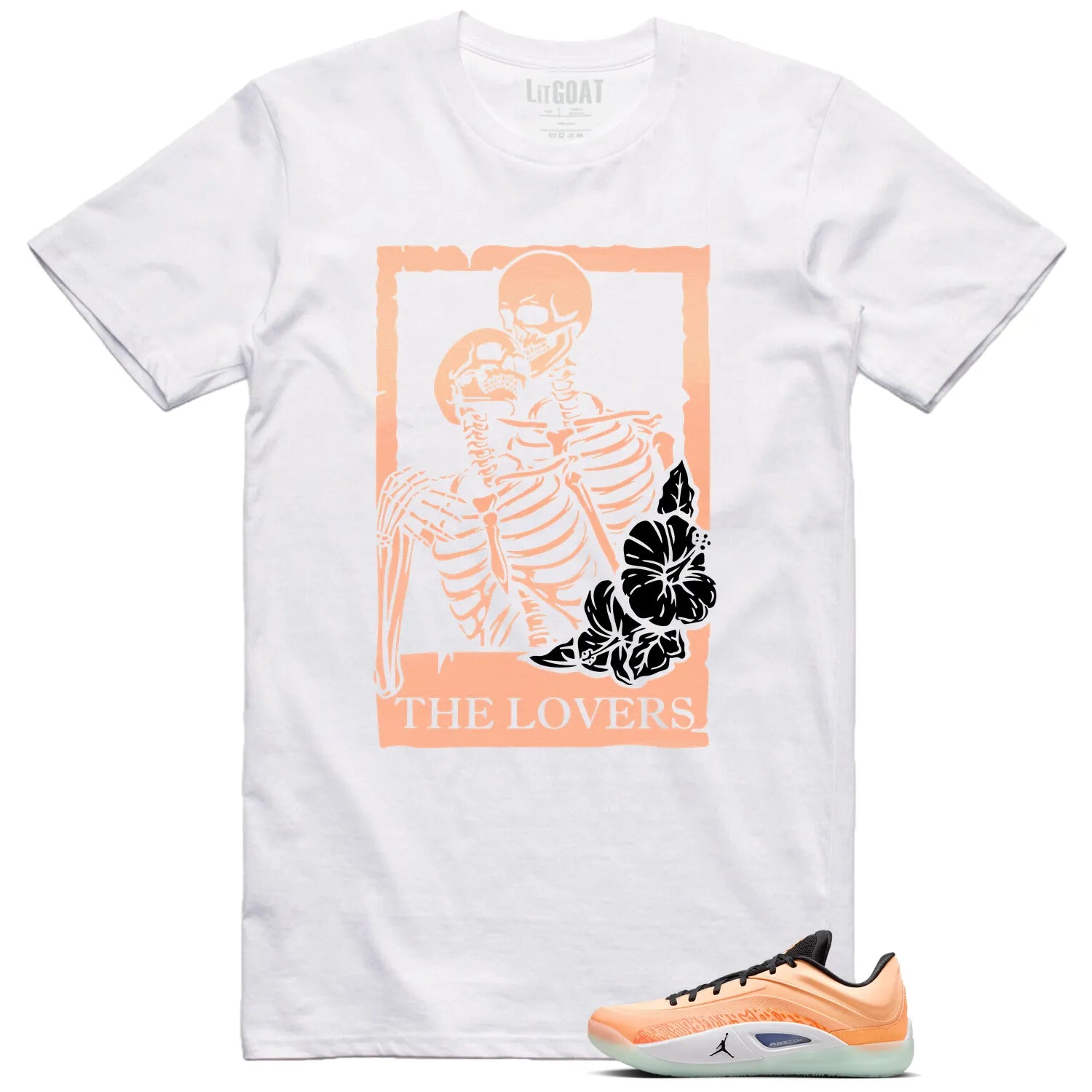 Lovers T-Shirt for Jordan Zion 4 Forged in Fire Sneakers FB1802-800 T-Shirt, Sneaker Match Tee