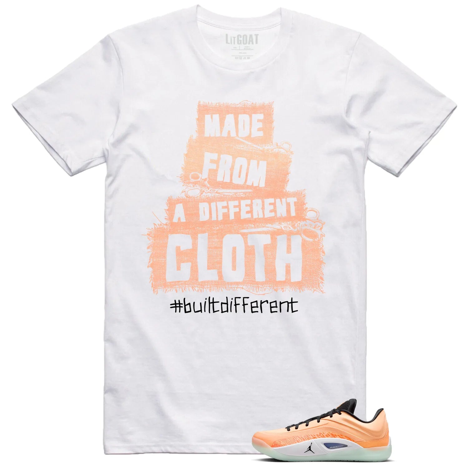 Built Different T-Shirt for Jordan Zion 4 Forged in Fire FB1802-800 T-Shirt, Sneaker Match Tee