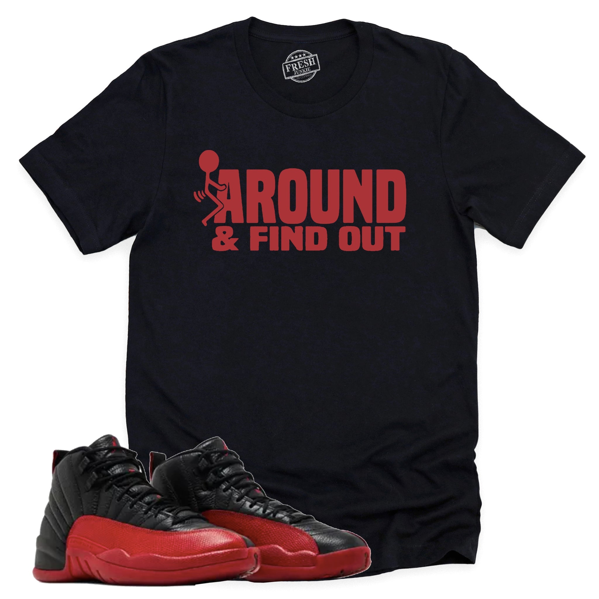 Find Out Shirt, Retro Air Jordan 12 Flu Game Shirt Match Sneaker CT8013-002 T-Shirt, Sneaker Match Tee