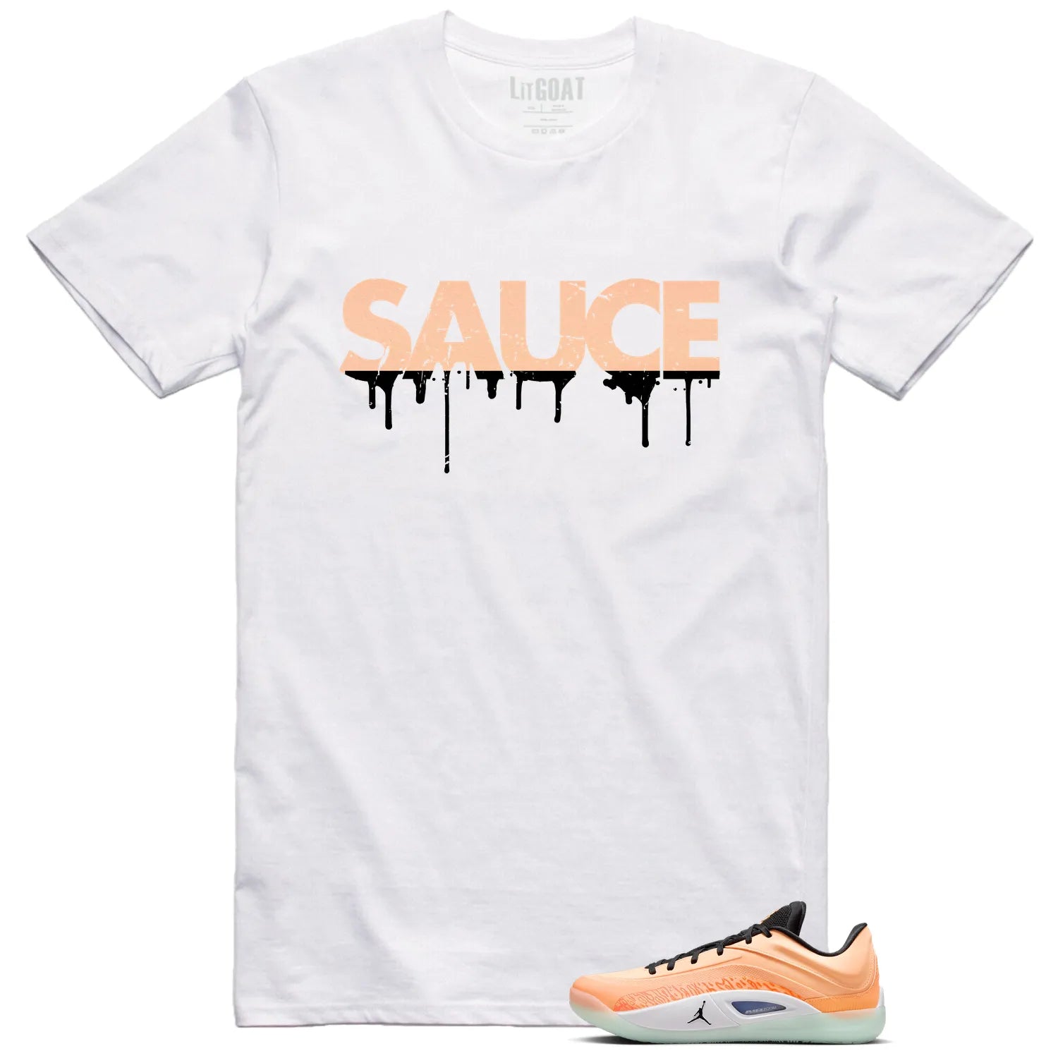 Sauce T-Shirt to Match Your Jordan Zion 4 Forged in Fire FB1802-800 T-Shirt, Sneaker Match Tee