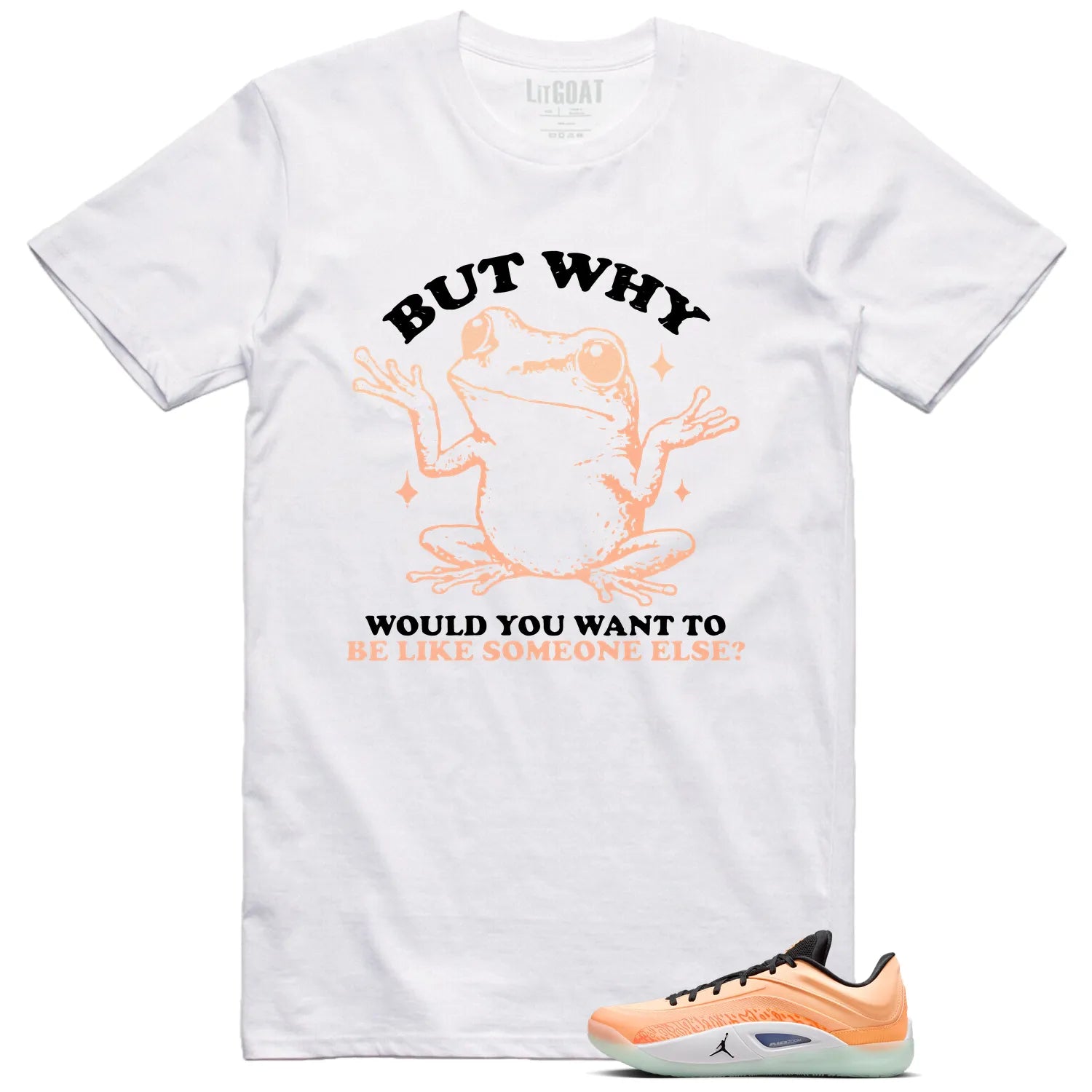 Funny But Why Shirt for Jordan Zion 4 Forged in Fire FB1802-800 T-Shirt, Sneaker Match Tee