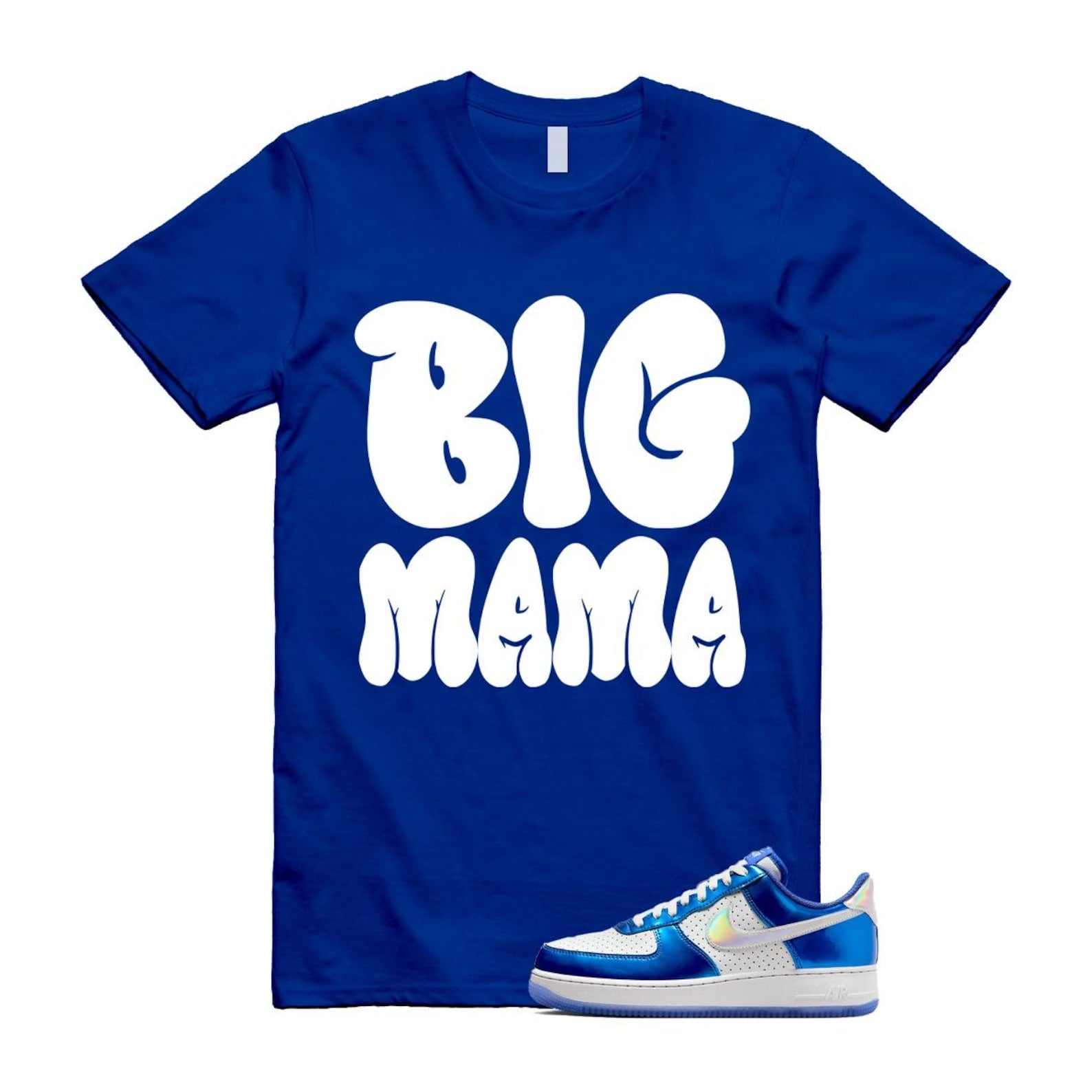 Air Force 1 Blue Light Photo Photon Dust Racer '07 LV8 T Shirt Match MAMA HV5751-435 T-Shirt, Sneaker Match Tee