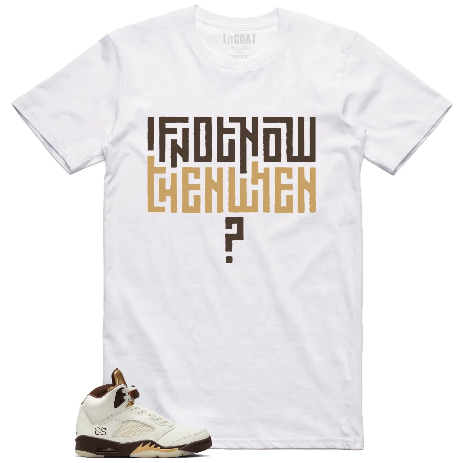 Jordan 5 Retro Golden Ticket Style T-shirt Motivational Graphic DD9336-200 T-Shirt, Sneaker Match Tee