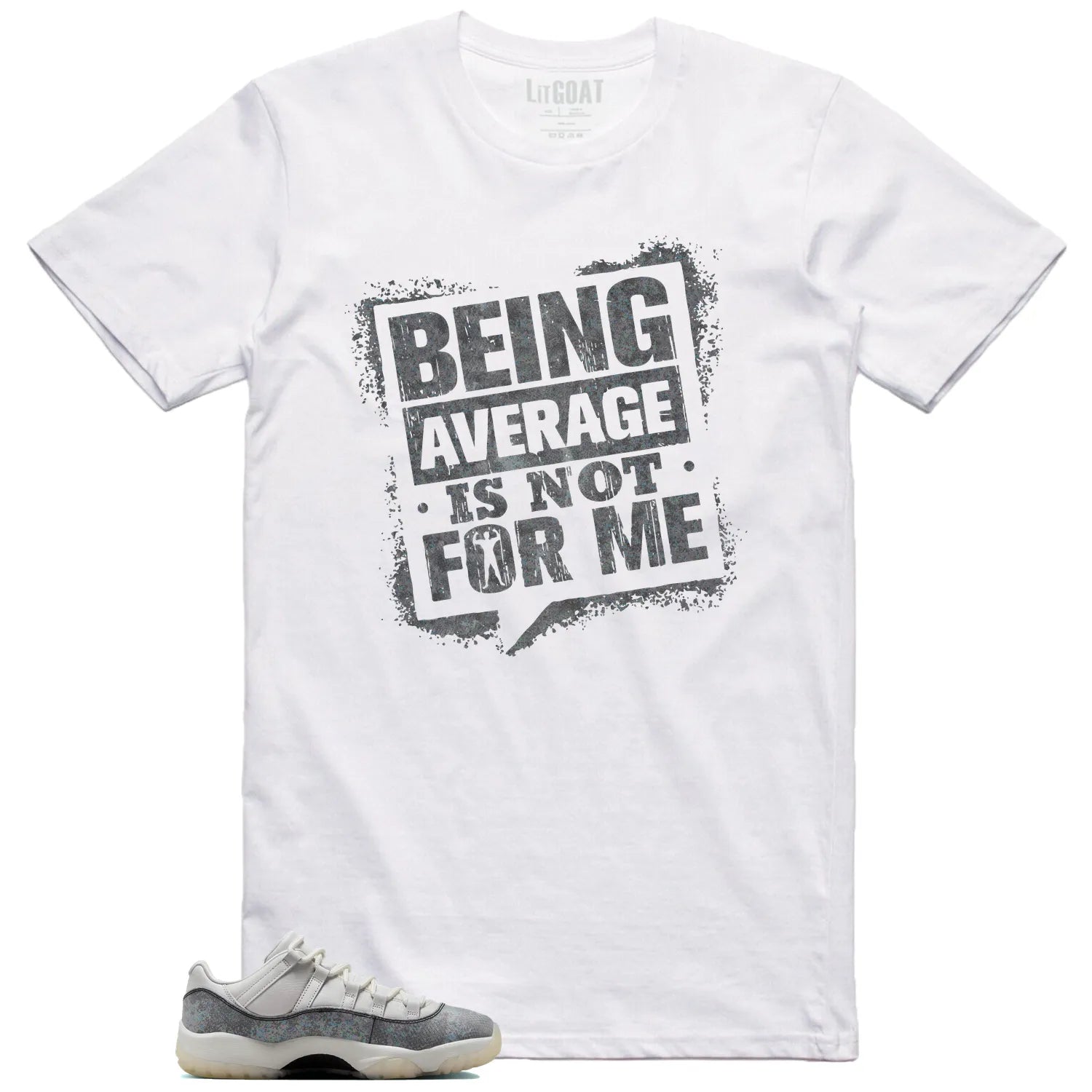 Average Not Me T-Shirt Matches Air Jordan 11 Low Year of the Snake Sneaker HQ7000-001 T-Shirt, Sneaker Match Tee