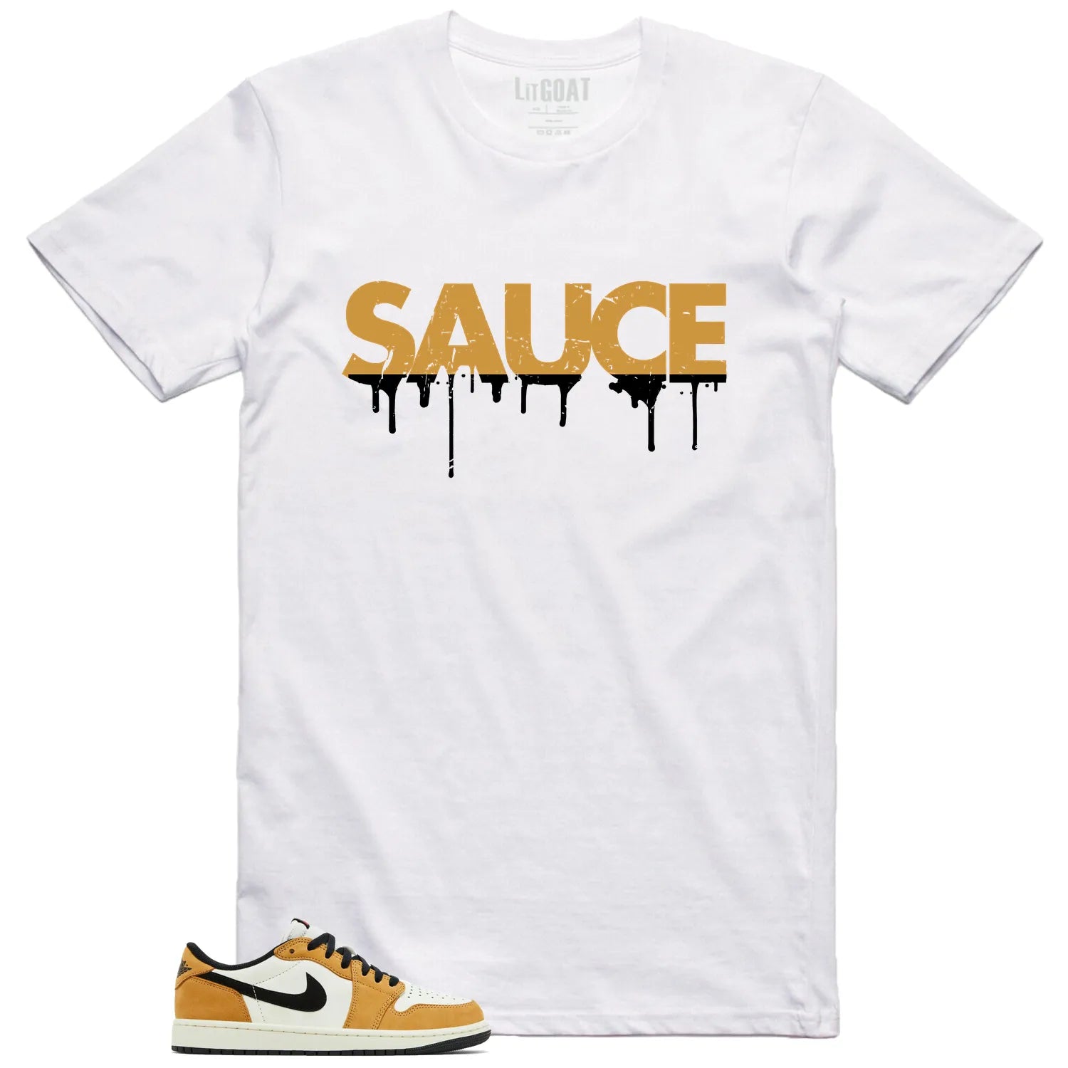 Sauce T-Shirt to Match Your Air Jordan 1 Low OG Rookie of the Year CZ0790-107 T-Shirt, Sneaker Match Tee