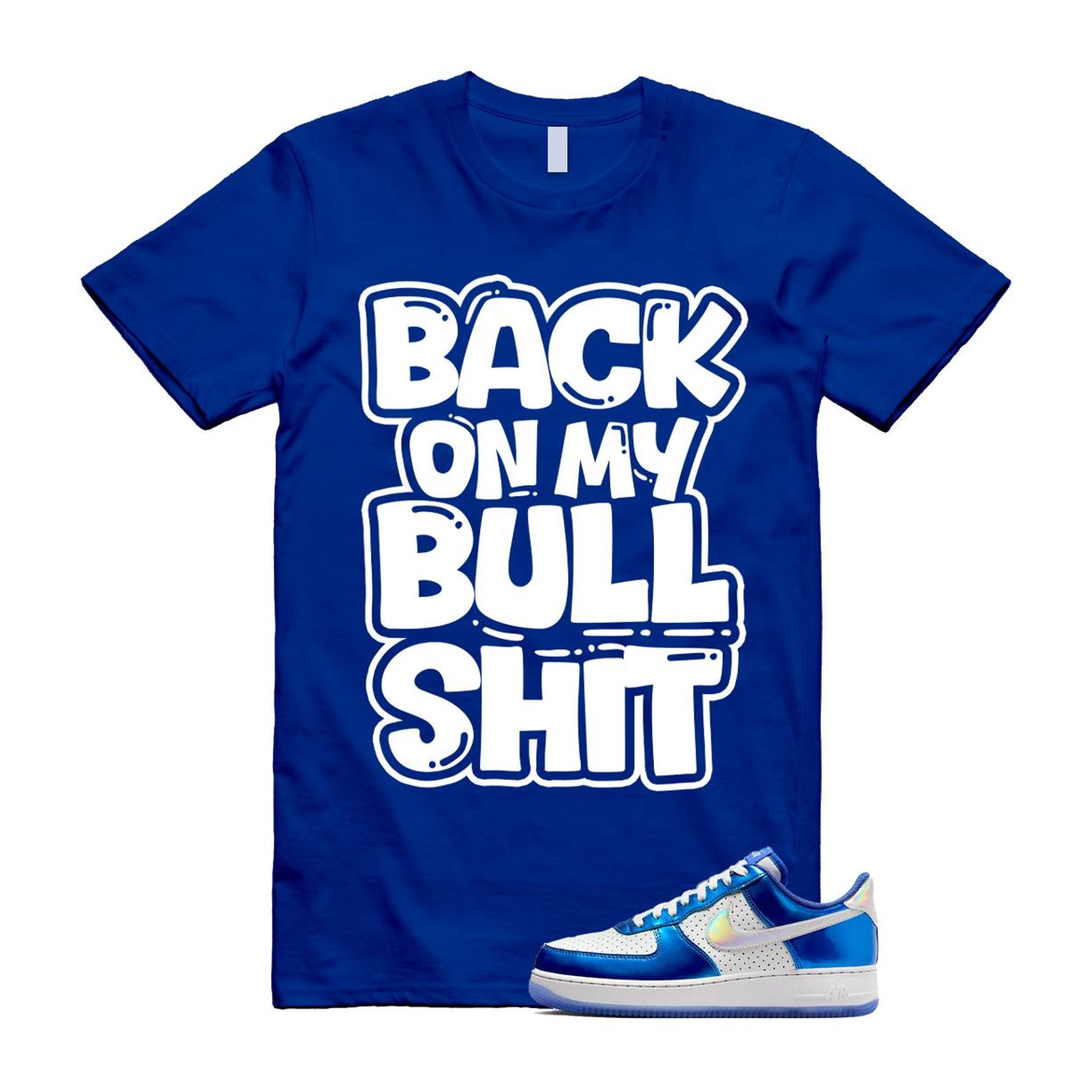 Air Force 1 Blue Light Photo Photon Dust Racer '07 LV8 T Shirt Match BULL HV5751-435 T-Shirt, Sneaker Match Tee