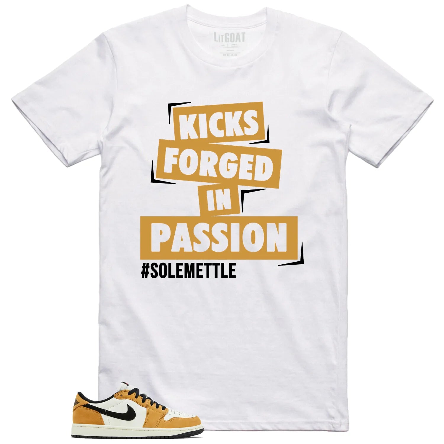 Passion Kicks T-Shirt, Perfect Match for Air Jordan 1 Low OG Rookie of the Year CZ0790-107 T-Shirt, Sneaker Match Tee