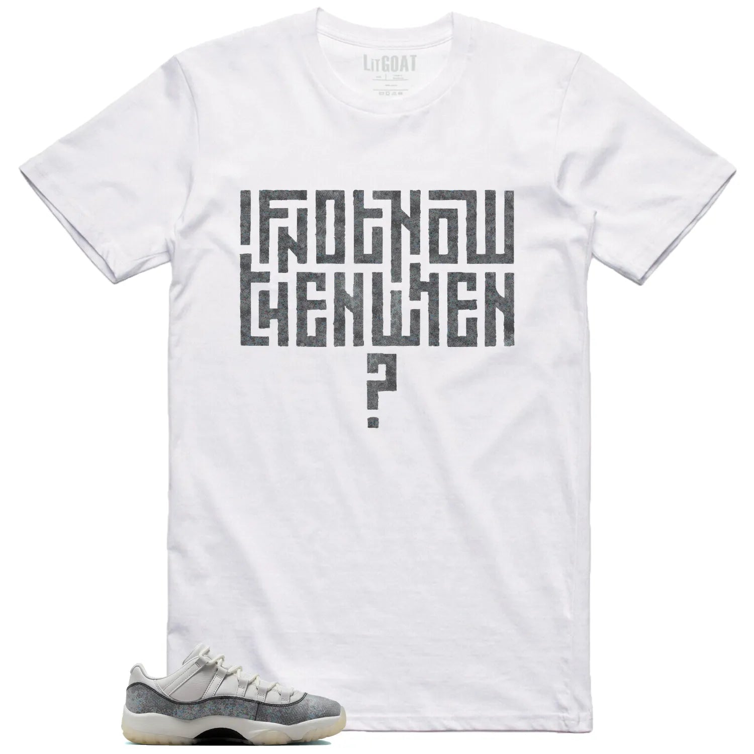 Air Jordan 11 Low Year of the Snake Style T-shirt Motivational Graphic HQ7000-001 T-Shirt, Sneaker Match Tee