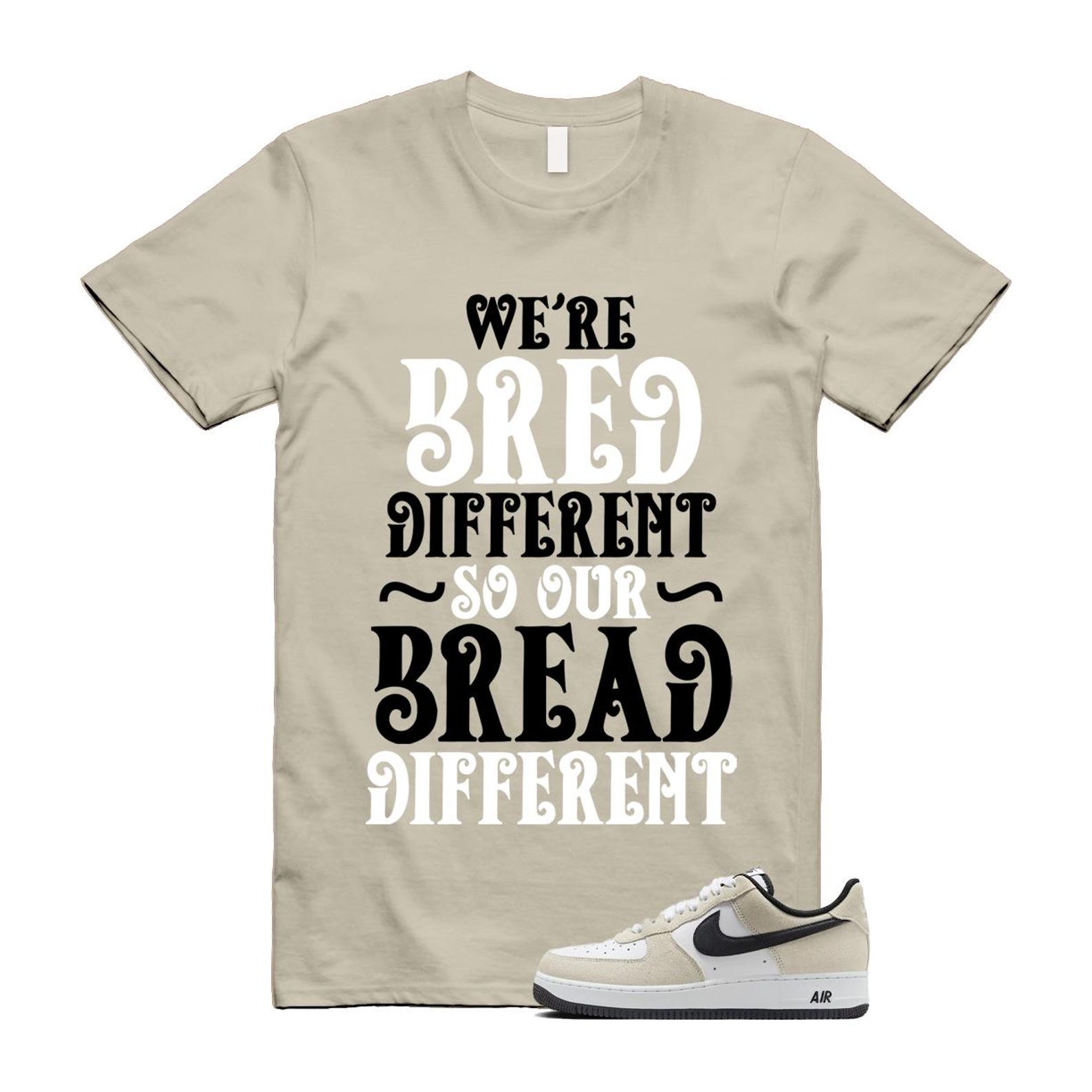 Air Force 1 '07 LV8 White Black T Shirt Match BREAD IB6388-100 T-Shirt, Sneaker Match Tee