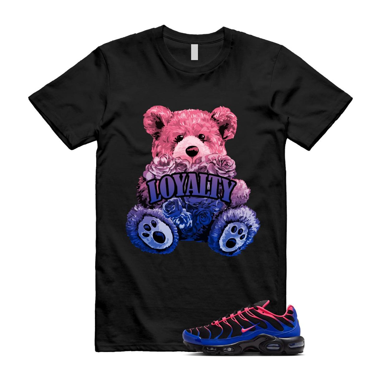 Air Max Hyper Pink Racer Blue Black 95 T Shirt Match LYLTY IF6146-001 T-Shirt, Sneaker Match Tee