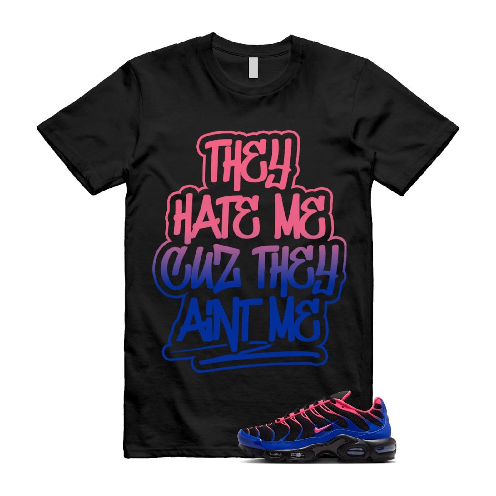 Air Max Hyper Pink Racer Blue Black 95 T Shirt Match AINT IF6146-001 T-Shirt, Sneaker Match Tee