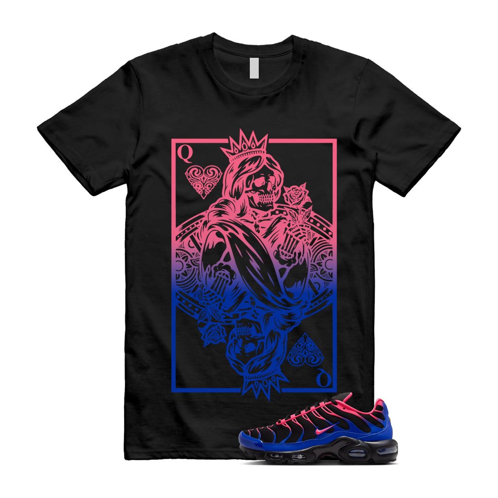 Air Max Hyper Pink Racer Blue Black 95 T Shirt Match QC IF6146-001 T-Shirt, Sneaker Match Tee