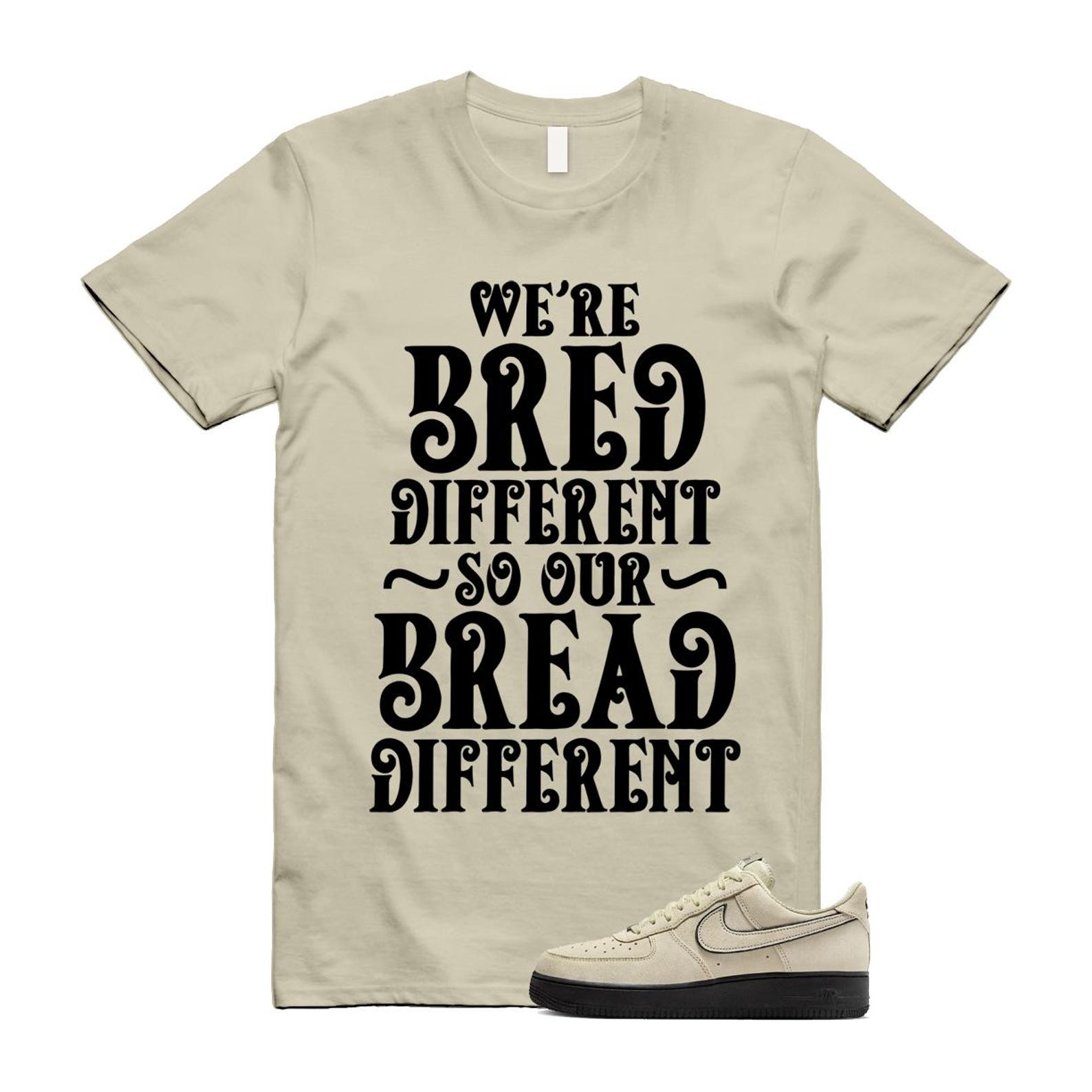 Air Force 1 Light Khaki Black '07 LV8 T Shirt Match BREAD HQ2037-200 T-Shirt, Sneaker Match Tee