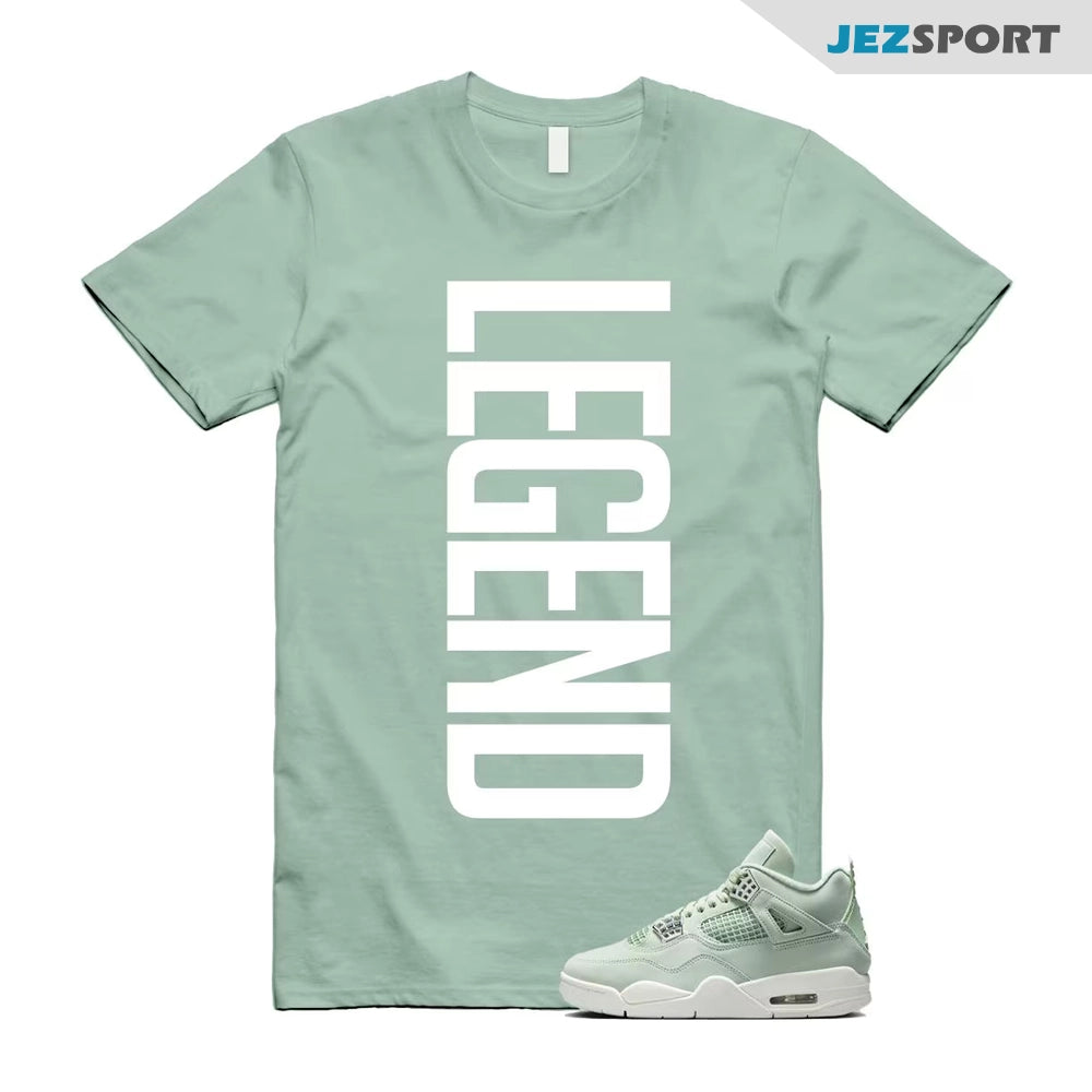 Legend Shirts To Match Jordans 4s Abundance AJ4 Seafoam, HV0823-003 Sneaker Match Tees T-Shirt, Sneaker Match Tee