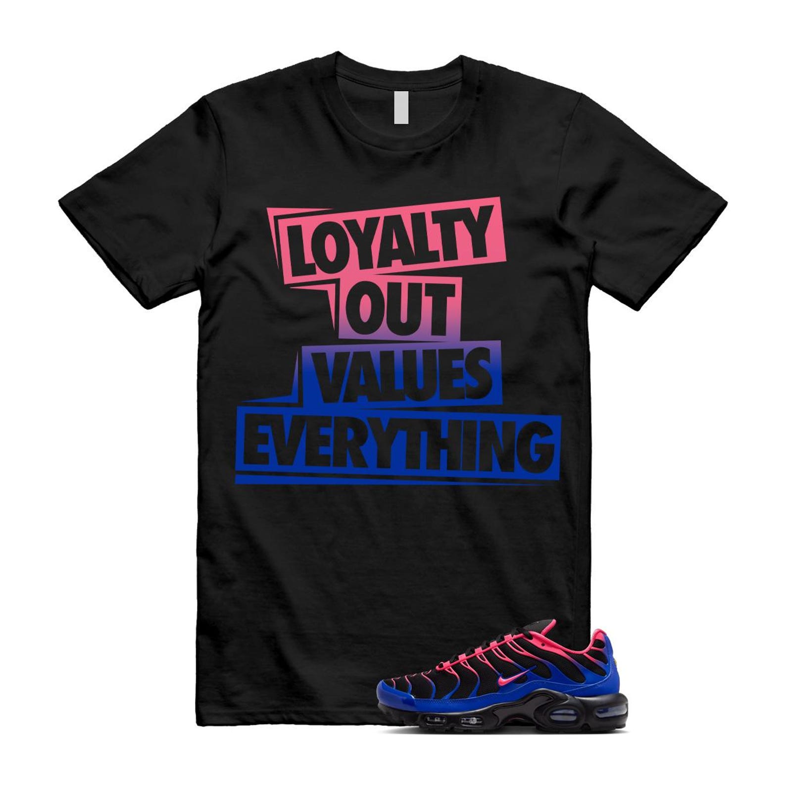 Air Max Hyper Pink Racer Blue Black 95 T Shirt Match LOVE IF6146-001 T-Shirt, Sneaker Match Tee