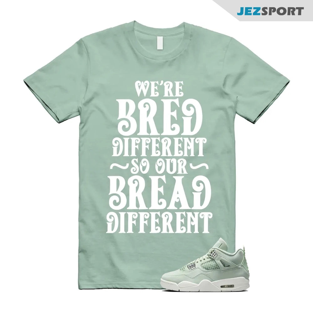 BREAD Shirts To Match Jordans 4s Abundance AJ4 Seafoam, HV0823-003 Sneaker Match Tees T-Shirt, Sneaker Match Tee