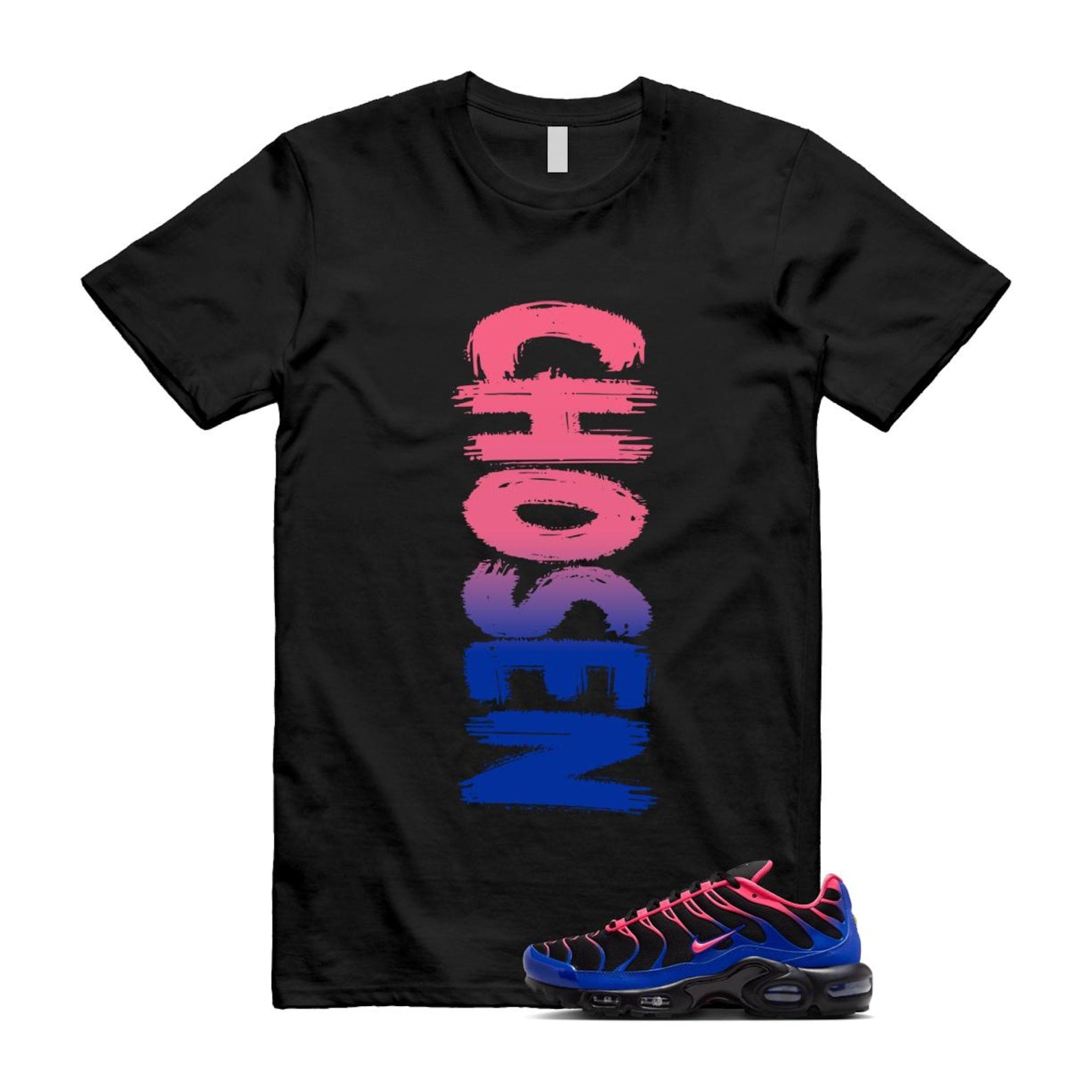 Air Max Hyper Pink Racer Blue Black 95 T Shirt Match CHOSEN IF6146-001 T-Shirt, Sneaker Match Tee