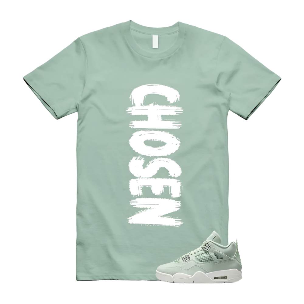 CHOSEN Shirts To Match Jordans 4s Abundance AJ4 Seafoam, HV0823-003 Sneaker Match Tees T-Shirt, Sneaker Match Tee