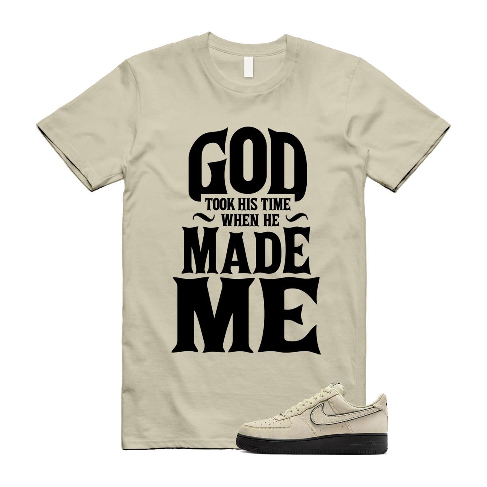 Air Force 1 Light Khaki Black '07 LV8 T Shirt Match GTHT HQ2037-200 T-Shirt, Sneaker Match Tee